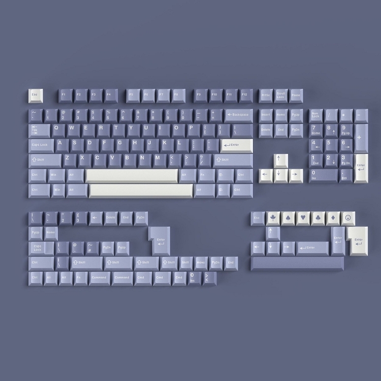 【GMK 風格鍵帽】Fish 漁 第二版 二色射出 PBT 鍵帽 Cherry高度 163鍵