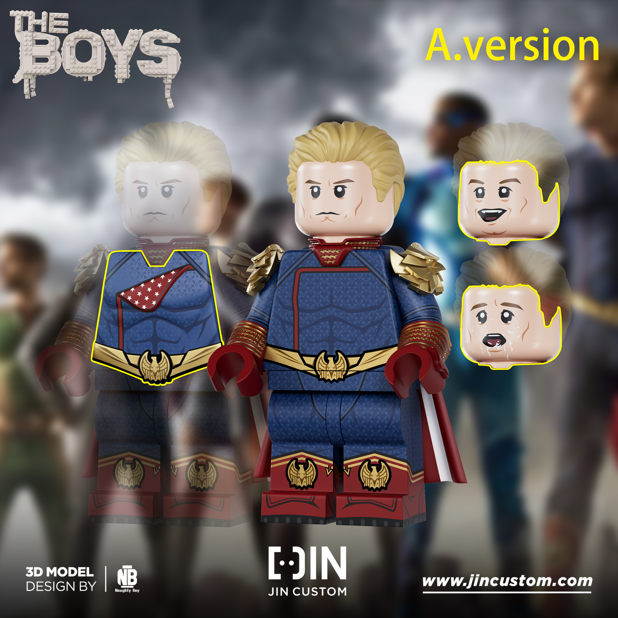 [Jin Custom][Preorder] The Boys - Homelander [PADprinted]
