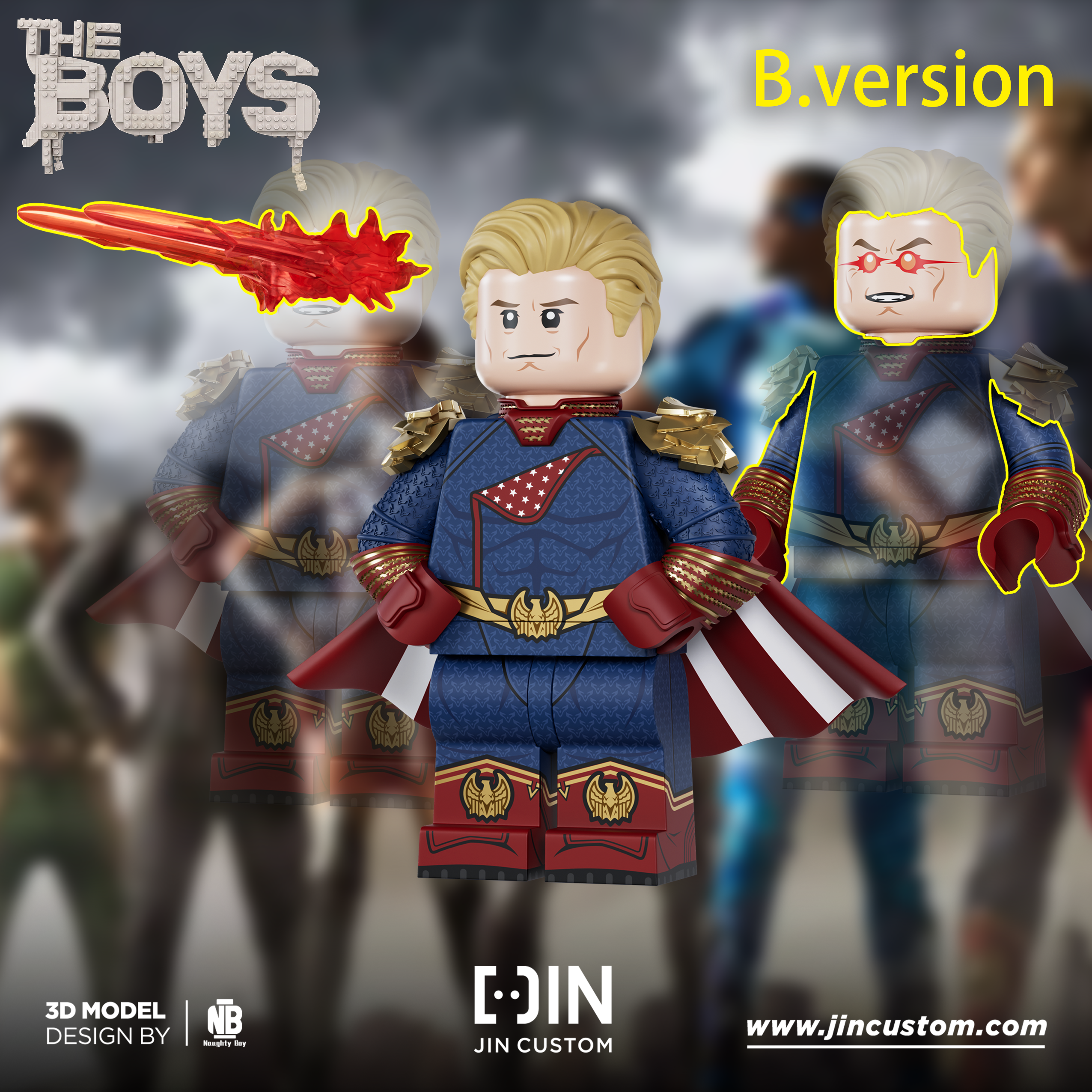 [Jin Custom][Preorder] The Boys - Homelander [PADprinted]