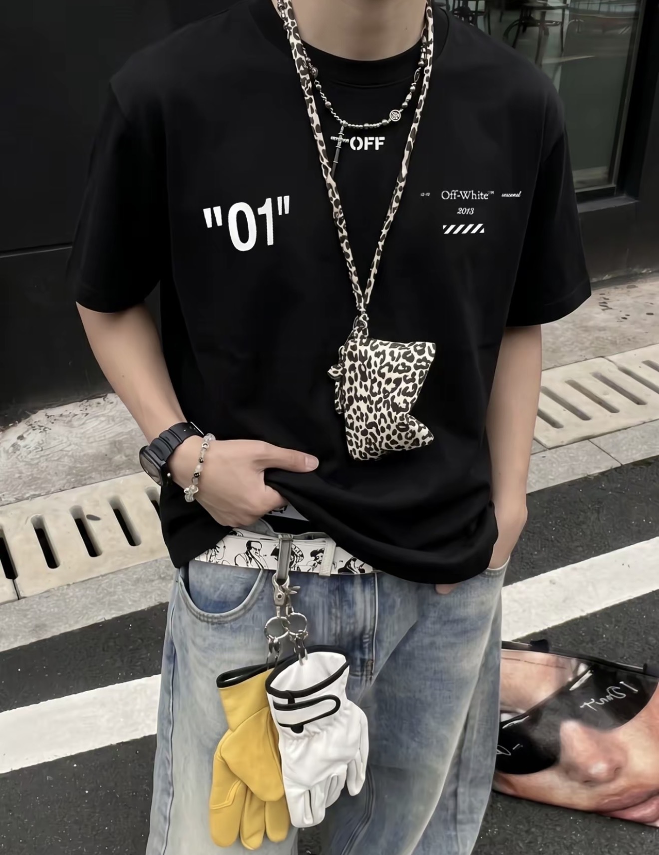 iSNEAKERS｜OFF-WHITE SS26 胸前數字  經典短T