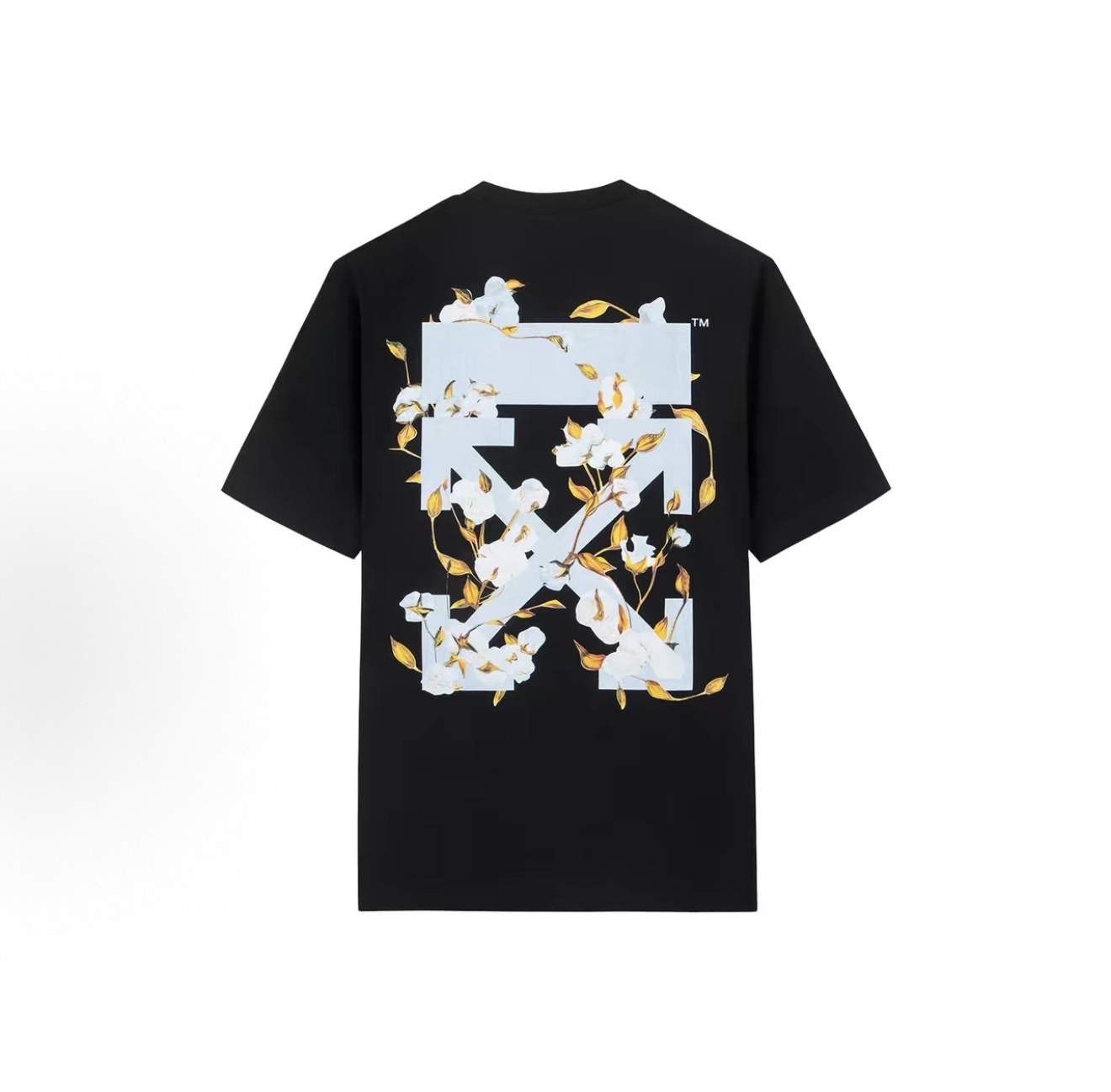 iSNEAKERS｜OFF-WHITE SS26 棉花箭頭logo 黑/淺灰/淺咖啡 短T