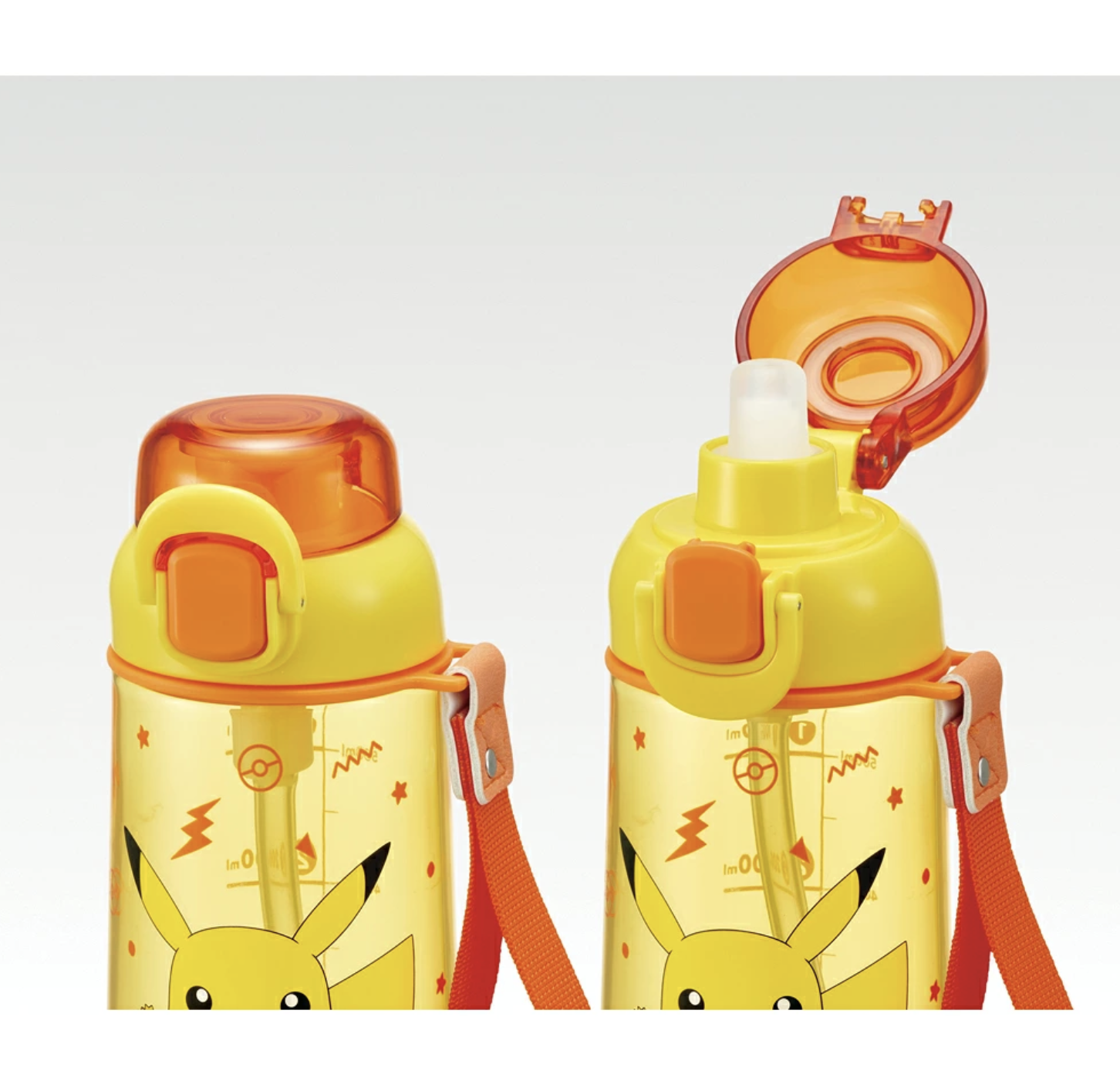 Skater Pokemon 比卡超 吸管水樽 630ml