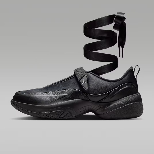 Nike 耐吉 WMNS Jordan Pointe IB8597-004 女 休閒鞋 芭蕾舞 緞帶 黑