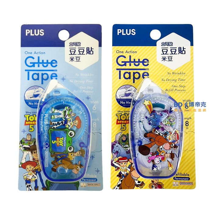 PLUS 台灣普樂士 TOY STORY 5 玩具總動員 立可貼 豆豆貼 米豆 TG-1910-SS-TW 限定版