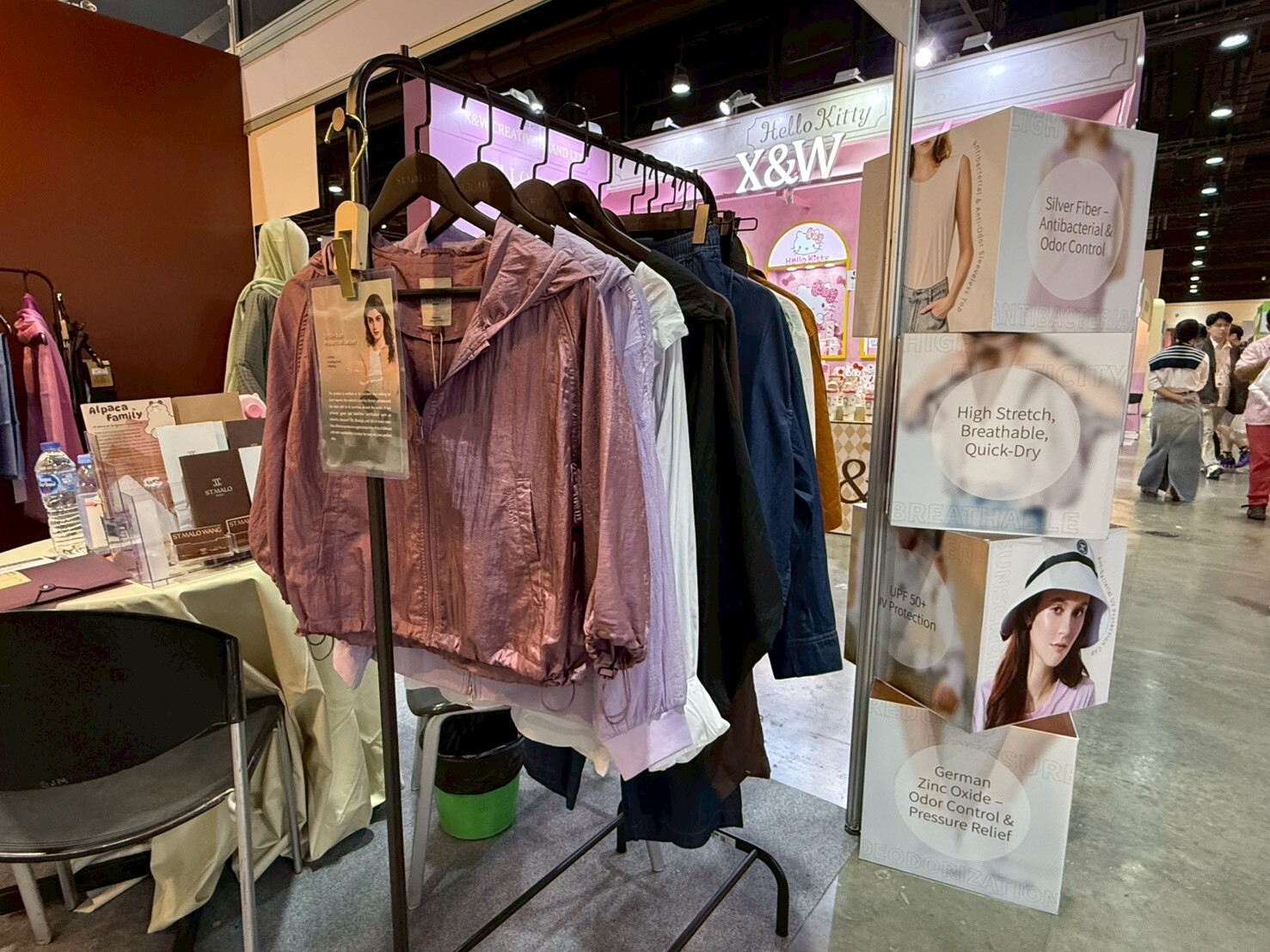 ST.MALO W. UPF50+ 高機能涼感防曬外套與 Tanatex 防曬科技展示