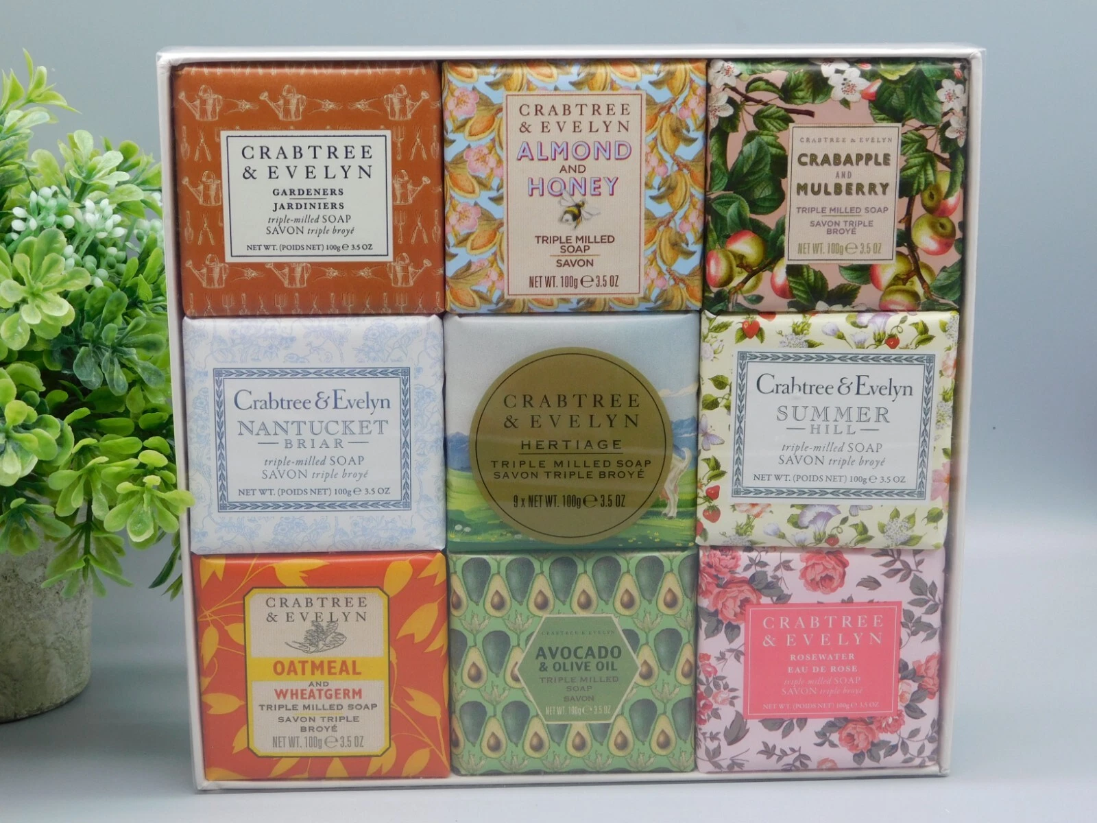 【預購】CRABTREE & EVELYN H072101香皂禮盒 (九件裝)