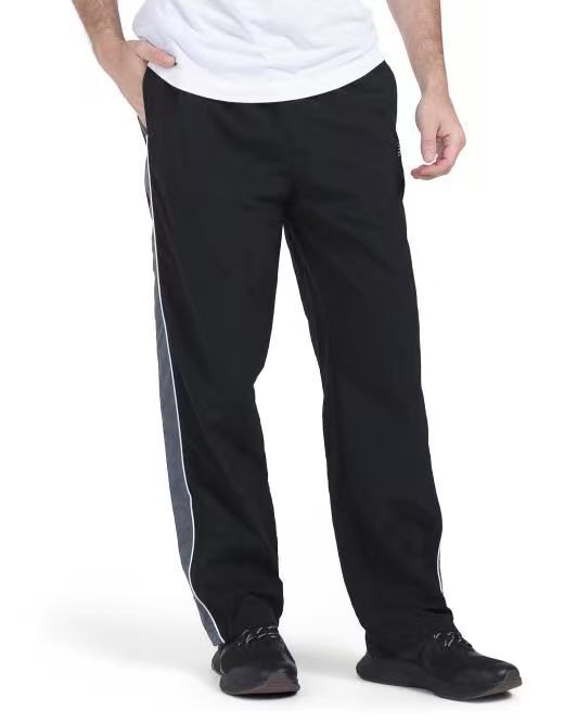 【預購】NEW BALANCE H072103 男裝側邊條紋運動長褲 (黑色)