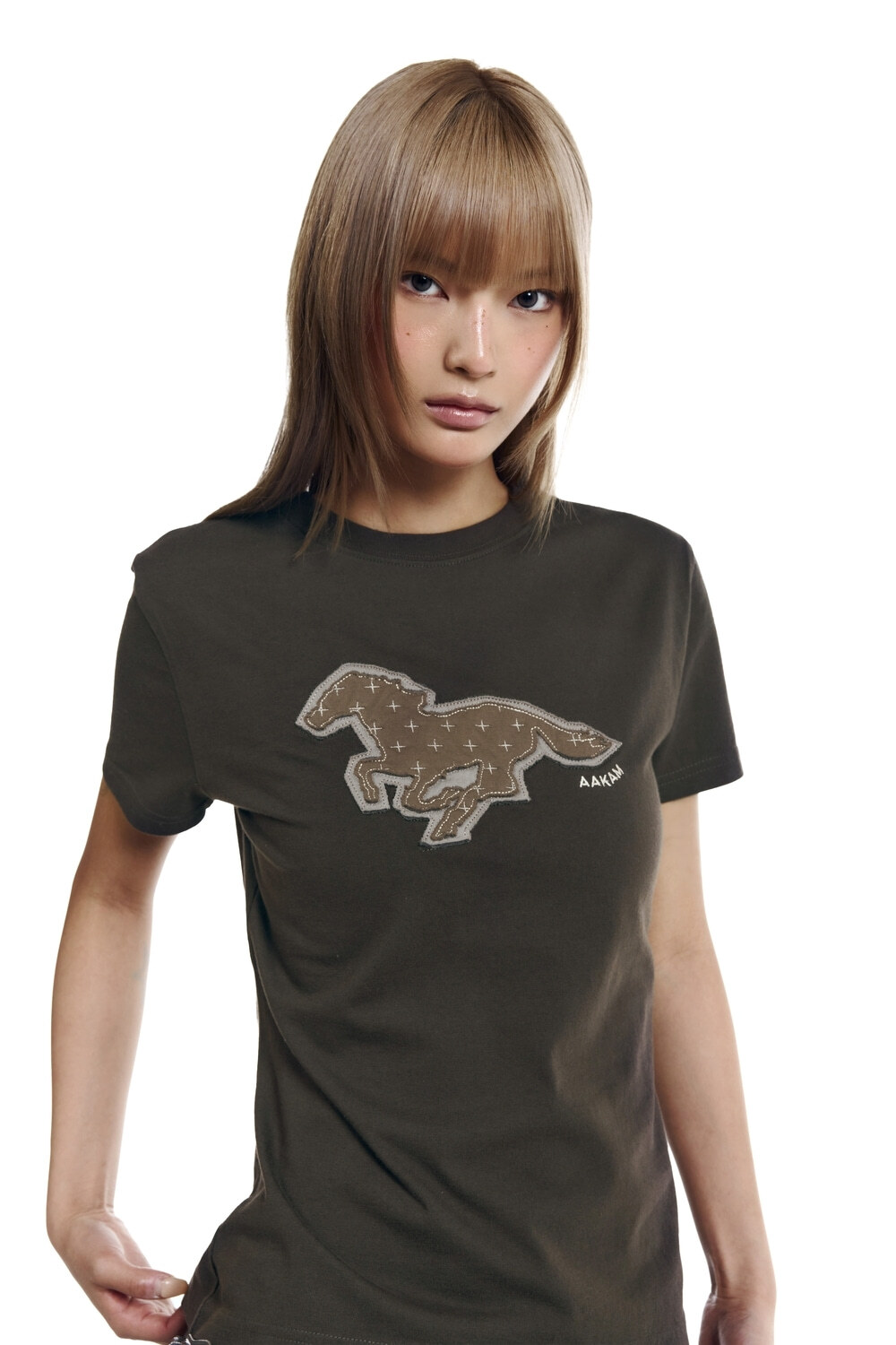 (K2)Sprint Horse Half Top (Khaki)