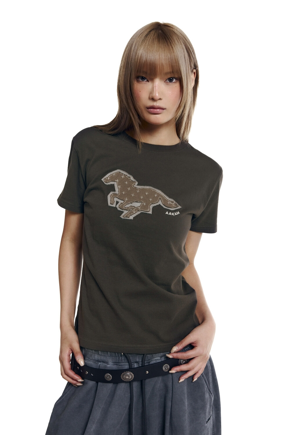 (K2)Sprint Horse Half Top (Khaki)