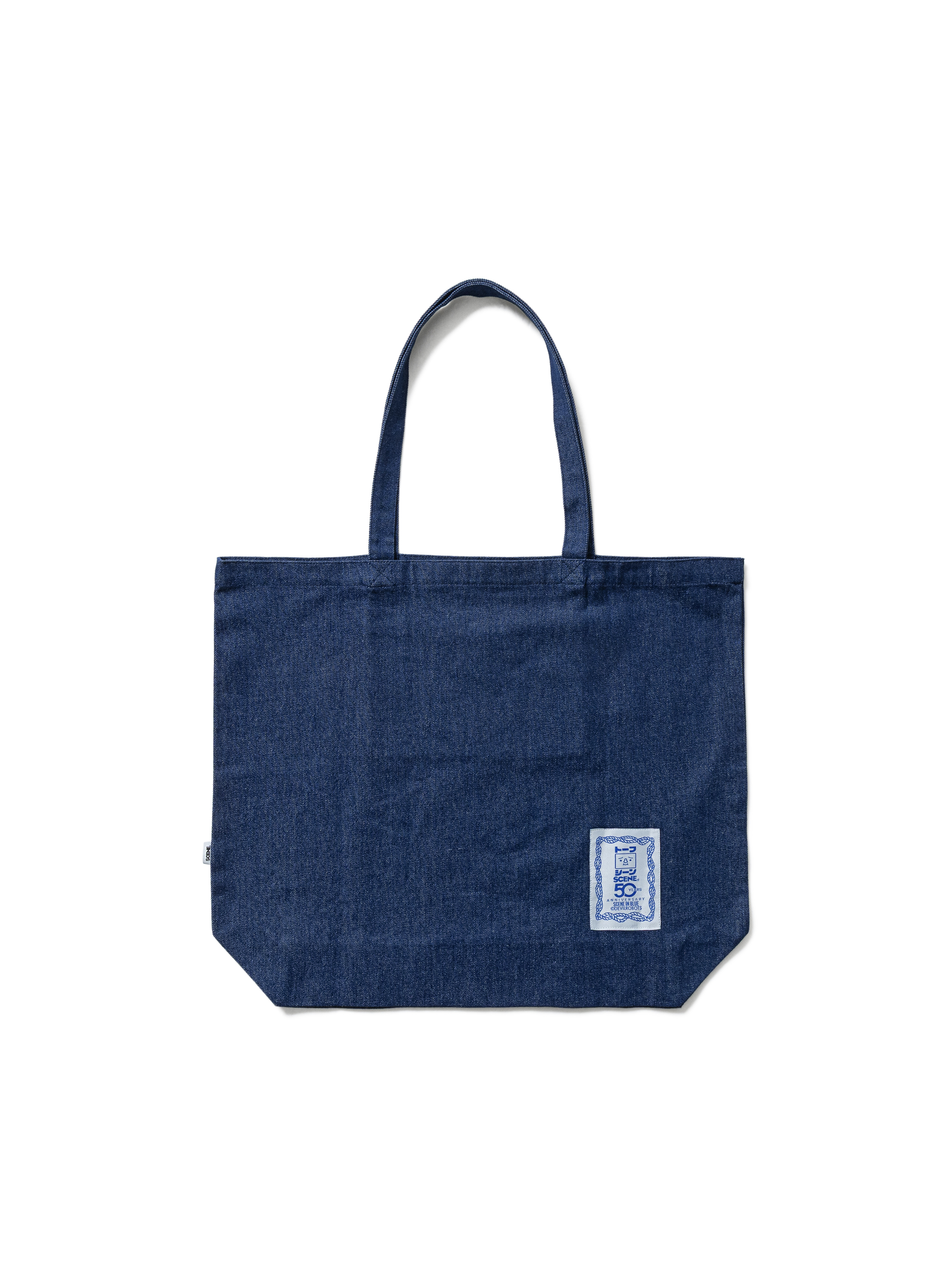 TO-FU DENIM TOTE BAG // BLU