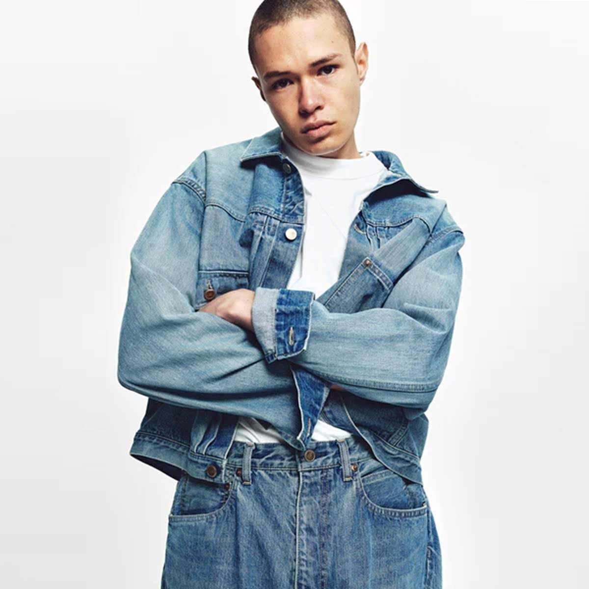 UNLIKELY TIME TRAVEL TRUCKER JACKET 1977 WASH - INDIGO PRE ORDER ITEM (預訂中)