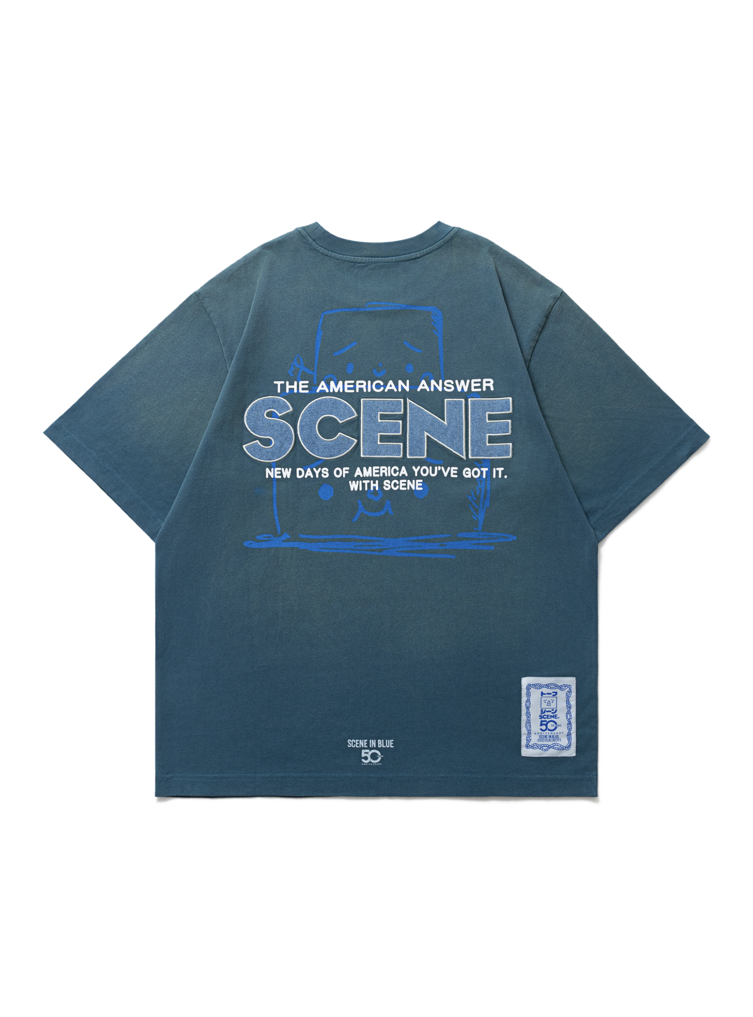 SC x TO-FU SUMMER TEE B // BLU