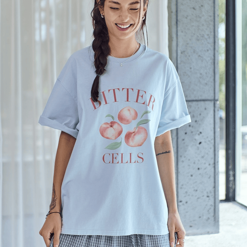 BITTER CELLS｜Flat Peach Tee [3 colors]