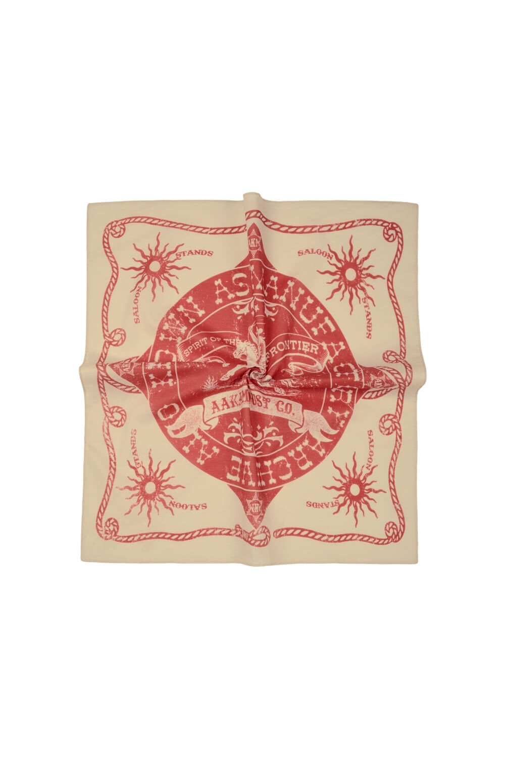 (K15)Western Signature Bandana (Ivory)
