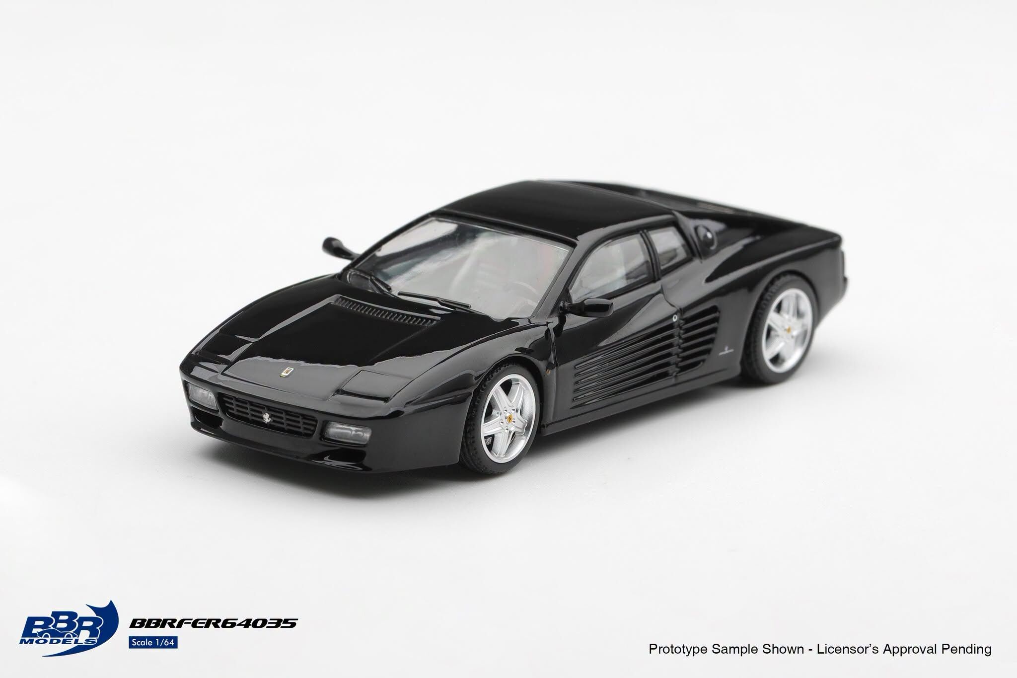 預訂:1/64 BBR Ferrari 512 TR Nero (BBRFER64035)