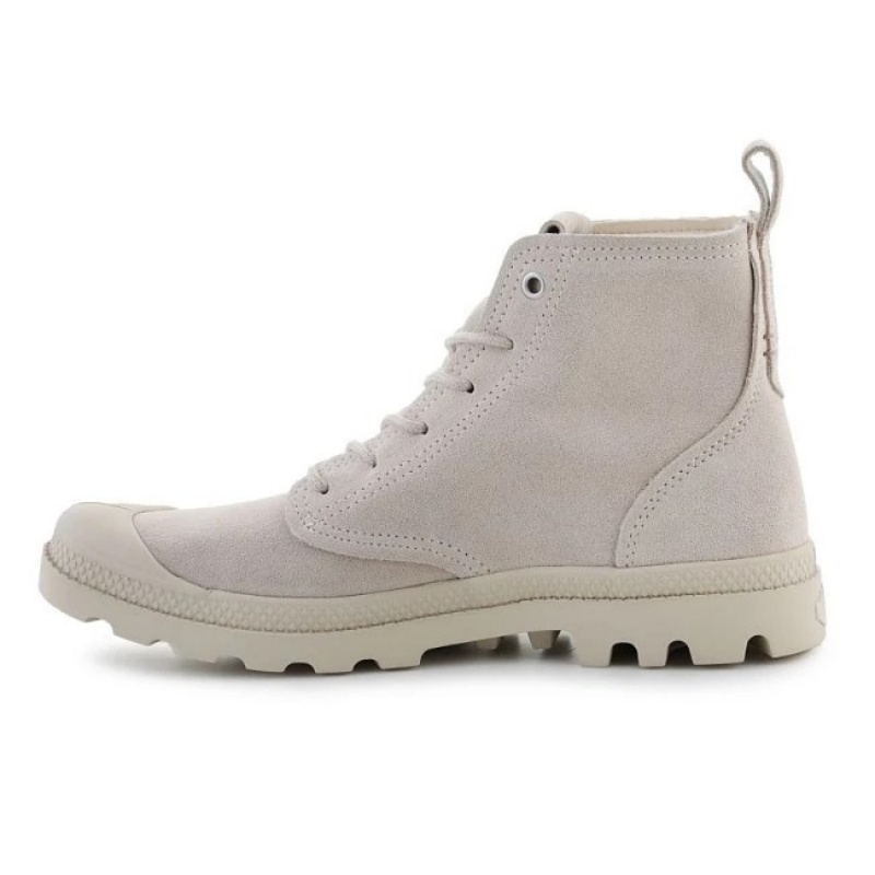 PALLADIUM 休閒鞋 PAMPA HI 奶灰 麂皮 高筒靴 男女 74379-155