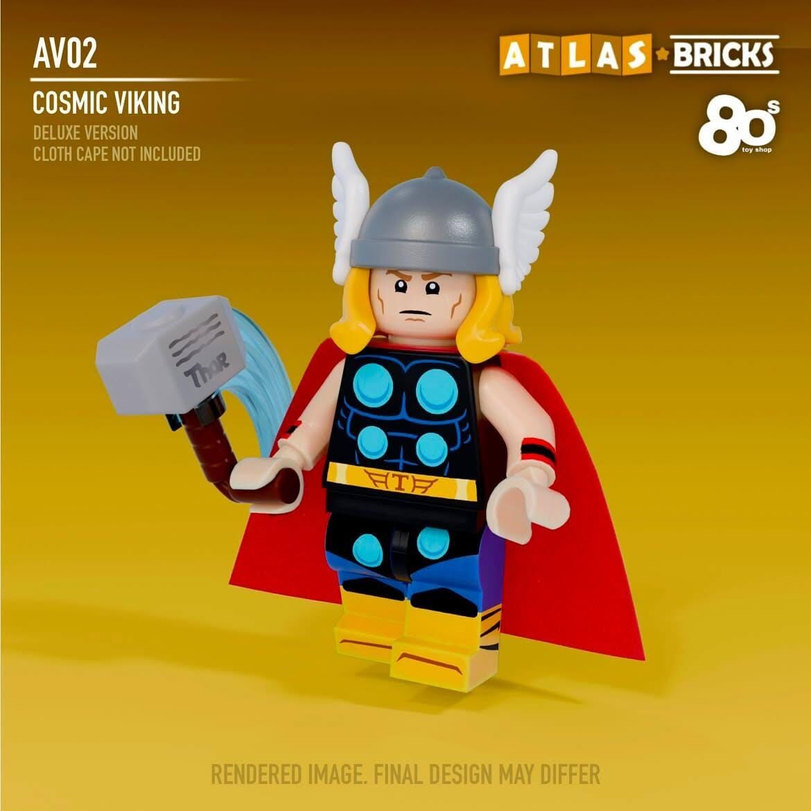 【Preorder】【80s Toyshop x Atlas Bricks】Thor