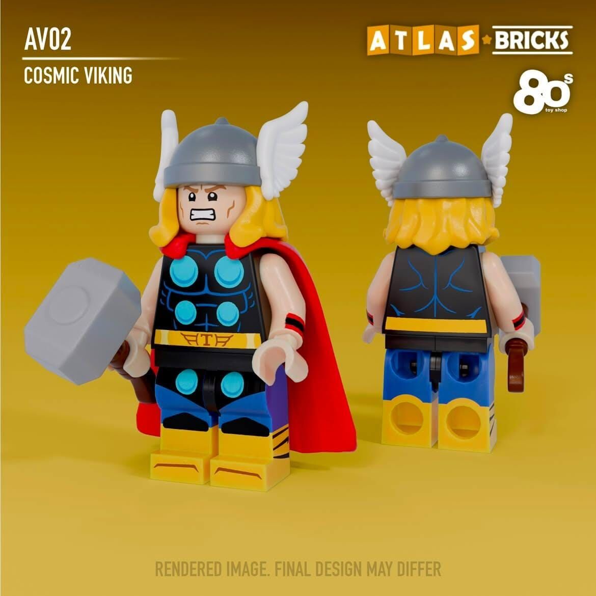 【Preorder】【80s Toyshop x Atlas Bricks】Thor