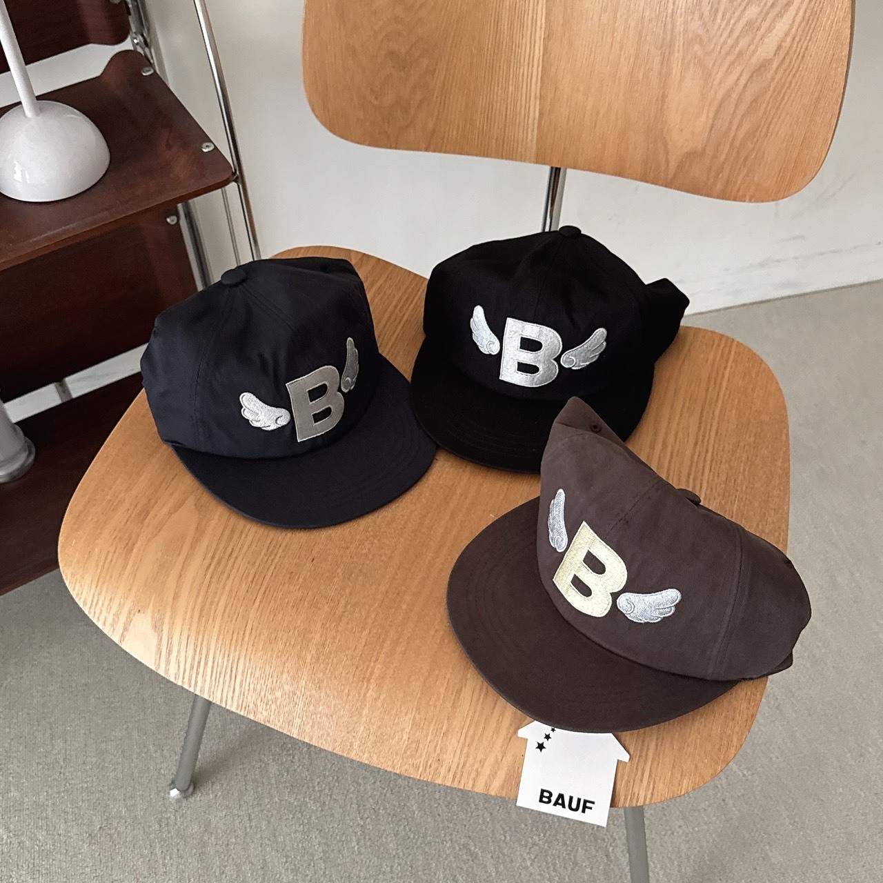 （現貨）韓國 BAUF Angel Wing Cap 天使 全封帽 老帽 BAUF02