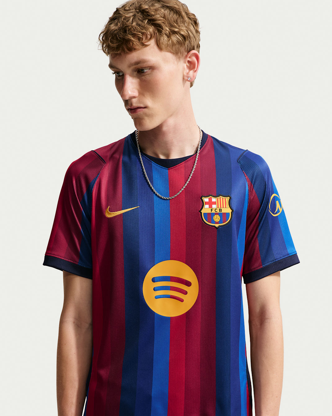 男款Nike Dri-FIT Football Replica Shirt F.C. Barcelona 2026/27 巴塞隆納 主場 足球 俱樂部 球迷版 印花 運動 短T【II1872-683】ADFIFA