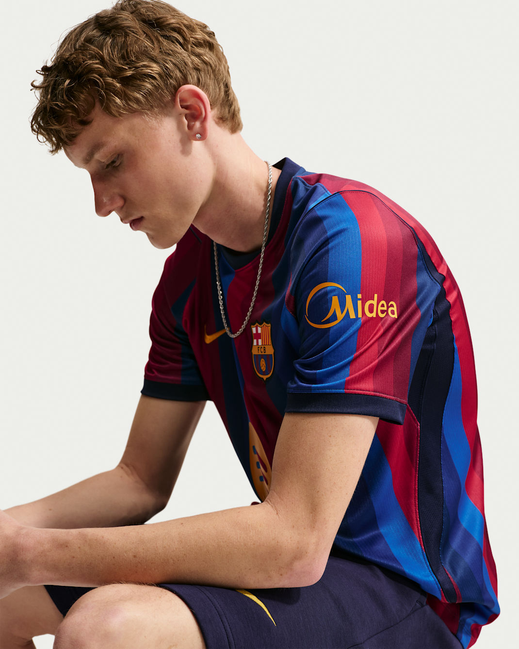 男款Nike Dri-FIT Football Replica Shirt F.C. Barcelona 2026/27 巴塞隆納 主場 足球 俱樂部 球迷版 印花 運動 短T【II1872-683】ADFIFA