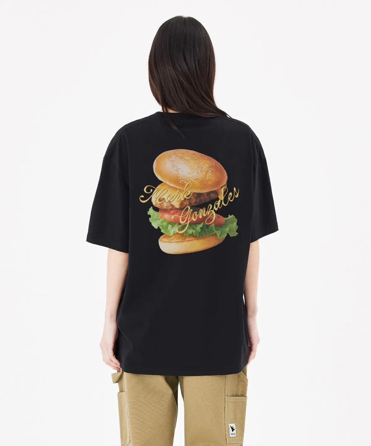 【OWN】Mark Gonzales 短袖 上衣 美式 速食 漢堡 薯條 小飛人 小黃人 新品 男女通用 黑色 白色