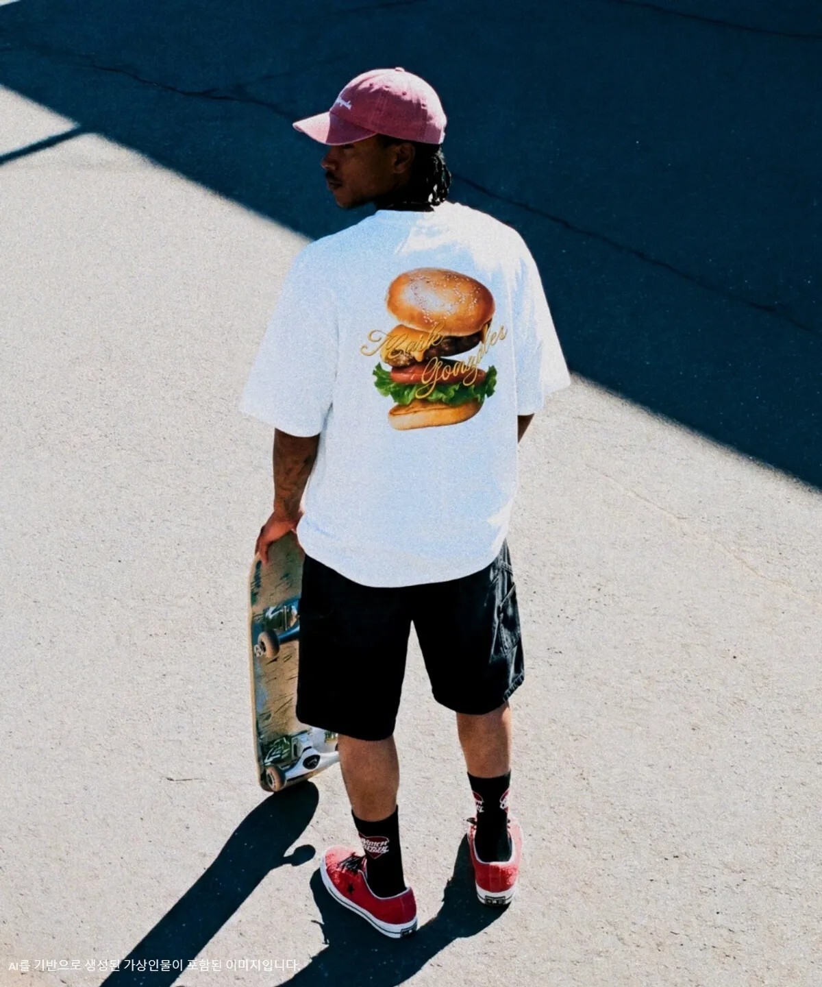 【OWN】Mark Gonzales 短袖 上衣 美式 速食 漢堡 薯條 小飛人 小黃人 新品 男女通用 黑色 白色