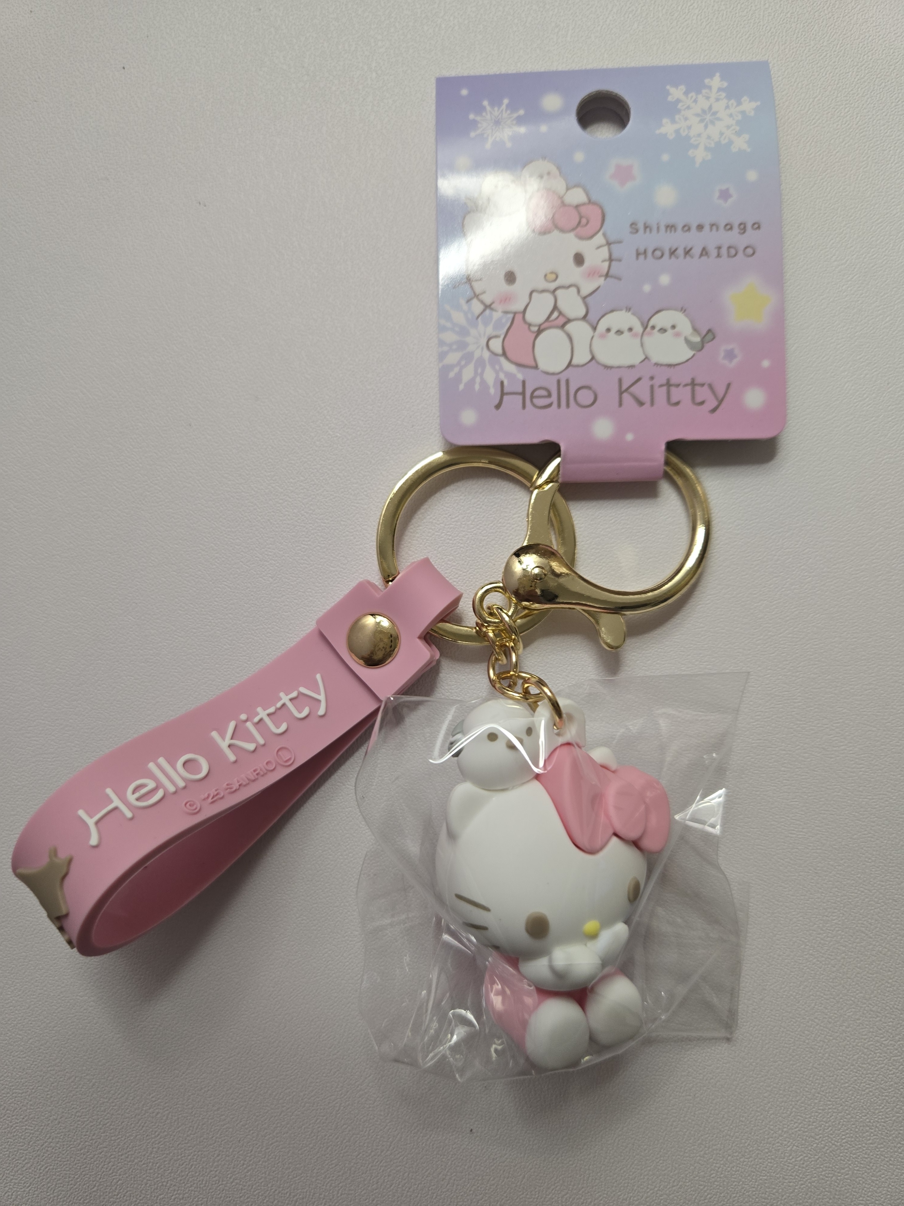 ラバー立体キーホルダー Sanrio X Hokkaido