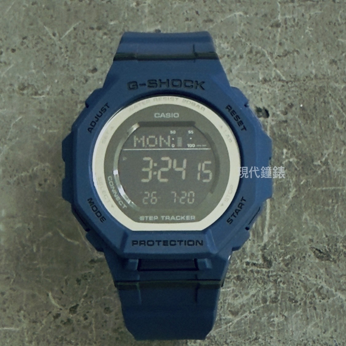 【G-SHOCK】WOMAN計步藍芽電子錶 GMD-B300-2D  43.8mm現代鐘錶