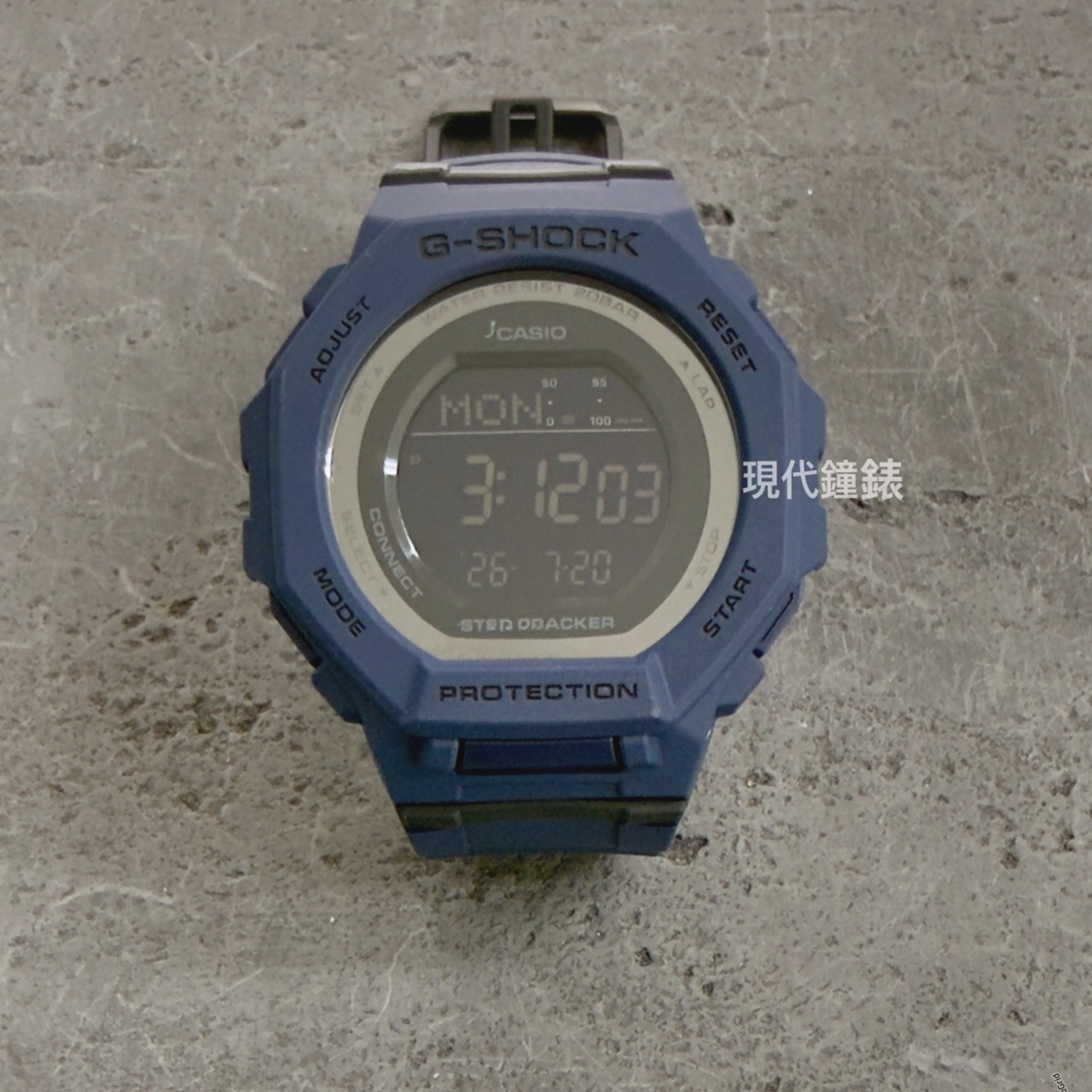 【G-SHOCK】WOMAN計步藍芽電子錶 GMD-B300-2D  43.8mm現代鐘錶