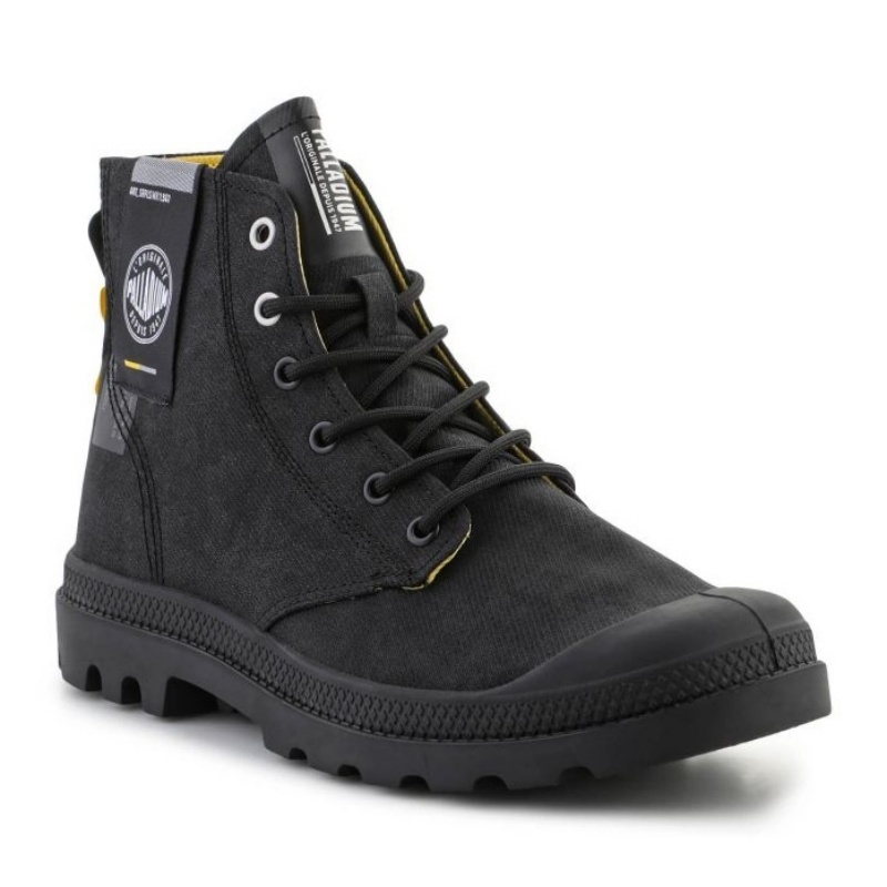 PALLADIUM 休閒鞋 PAMPA SURPLUS 全黑色 高筒靴 男女 74389-008