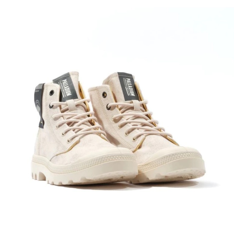 PALLADIUM 休閒鞋 PAMPA SURPLUS 白灰色 仿舊 高筒靴 男女 74389-210
