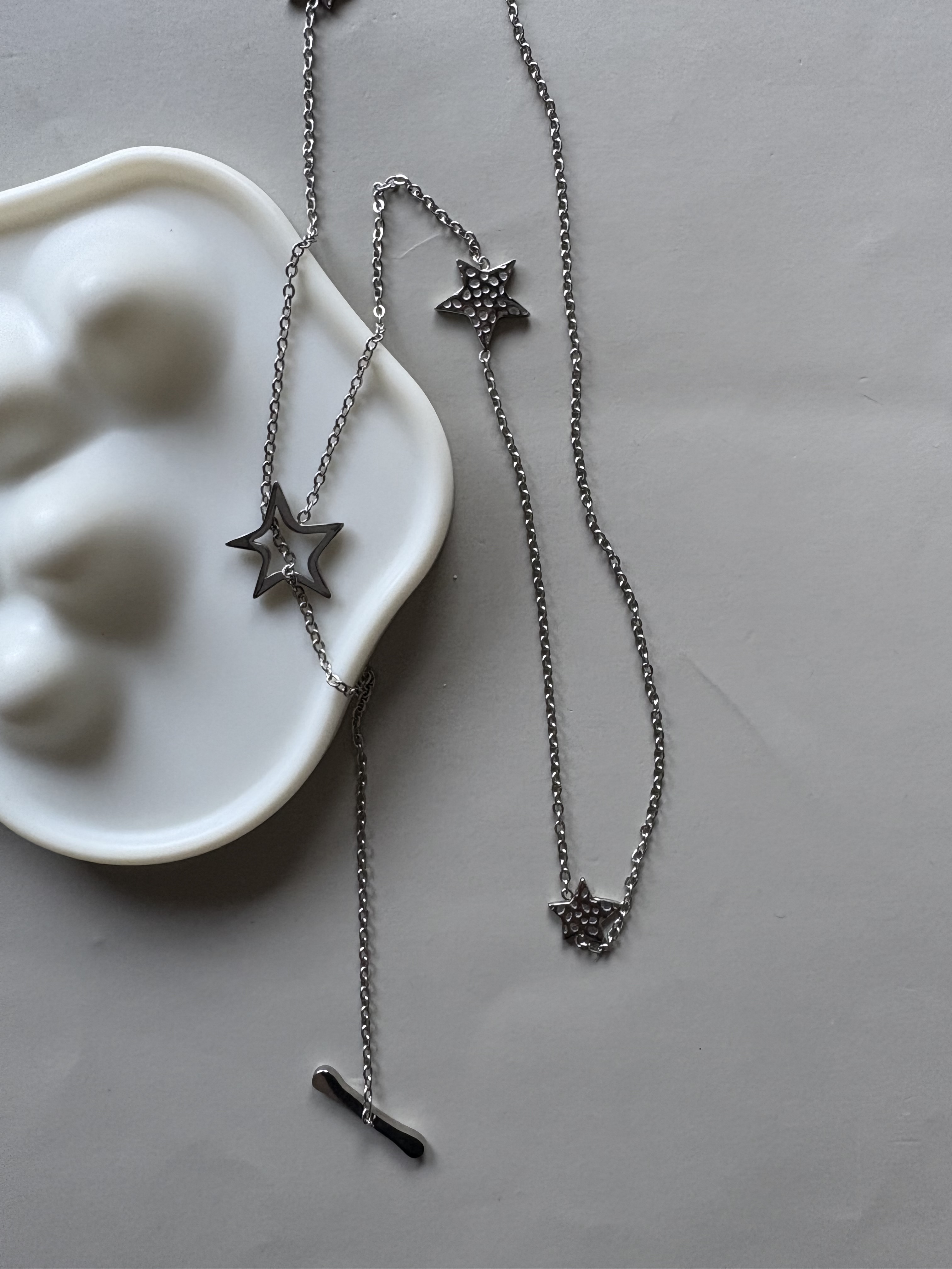 original long star necklace