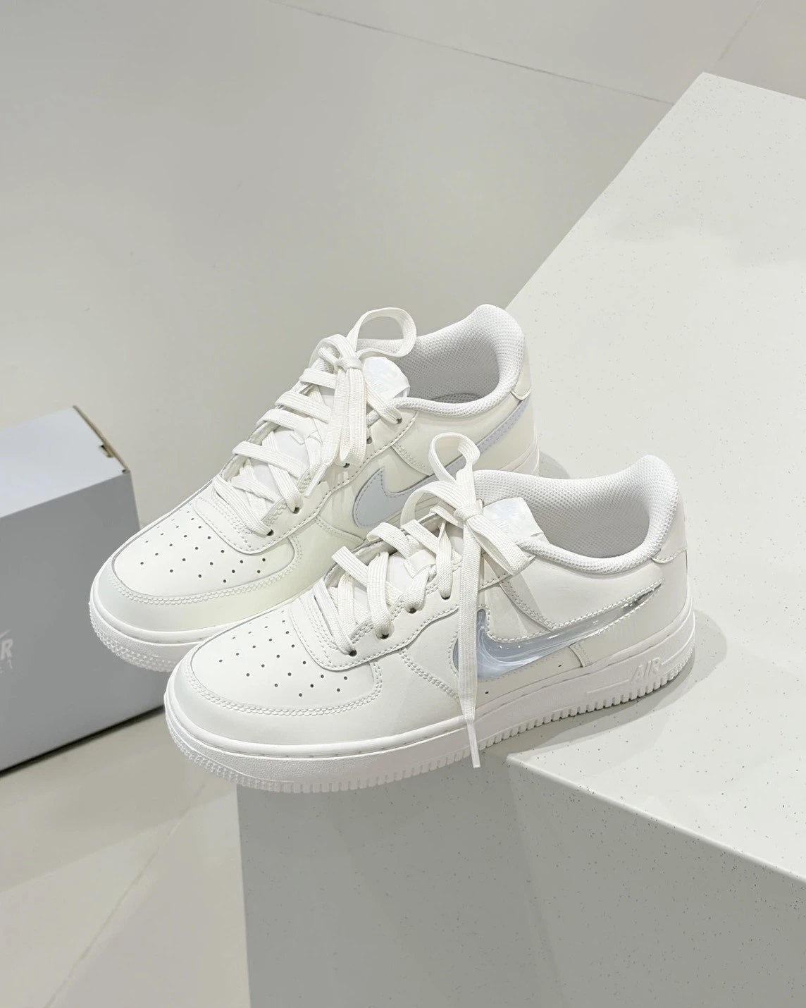 < 果凍仙女鞋🪼 >Nike Air Force 1 GS AF1寶寶藍 果凍勾