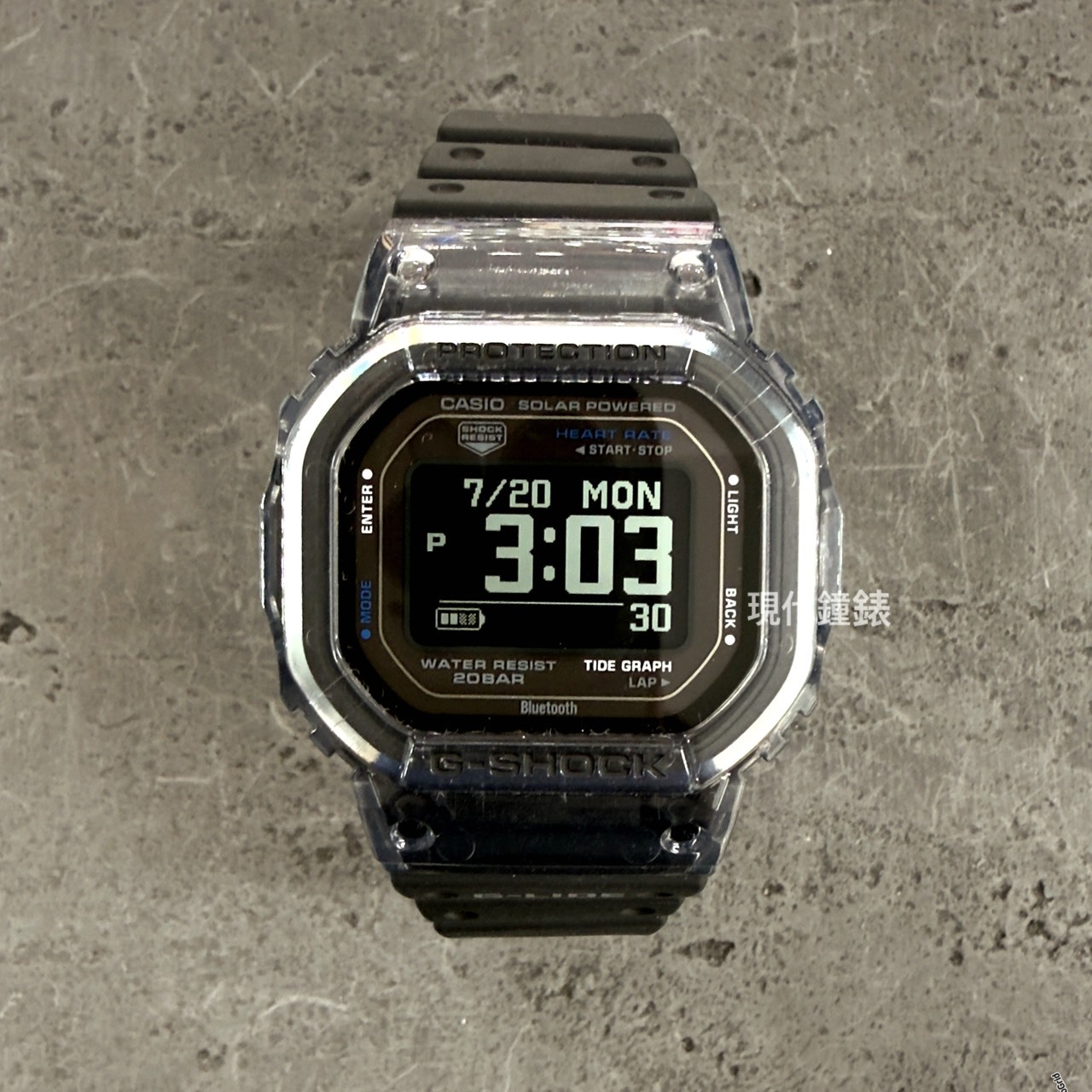 【G-SHOCK】G-LIDE全新GBX-H5600 GBX-H5600-1D  44.5mm現代鐘錶