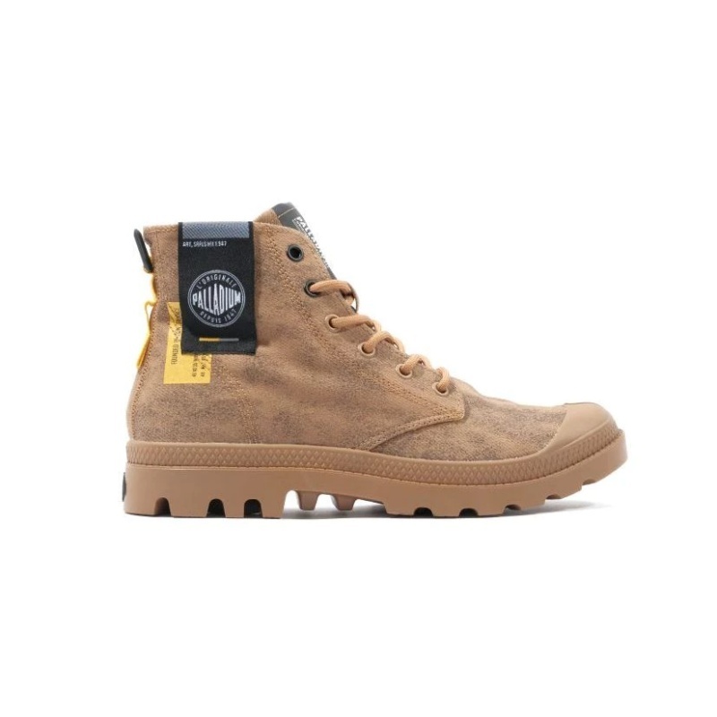 PALLADIUM 休閒鞋 PAMPA SURPLUS 卡其 仿舊 高筒靴 男女 74389-291