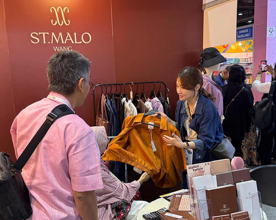 ST.MALO W. 100%一等品頂級亞麻透氣服飾與兩道酵素水洗工藝展示