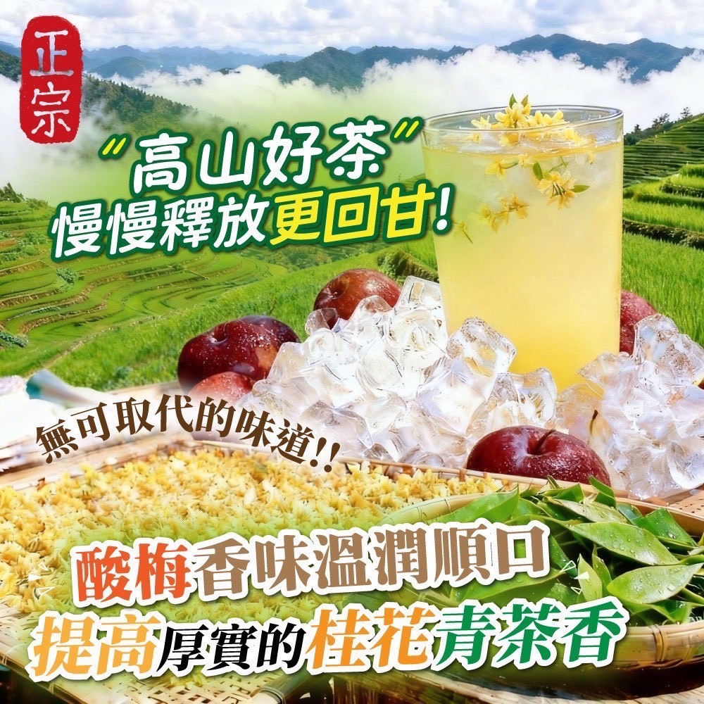 桂花酸梅青茶3g 30包