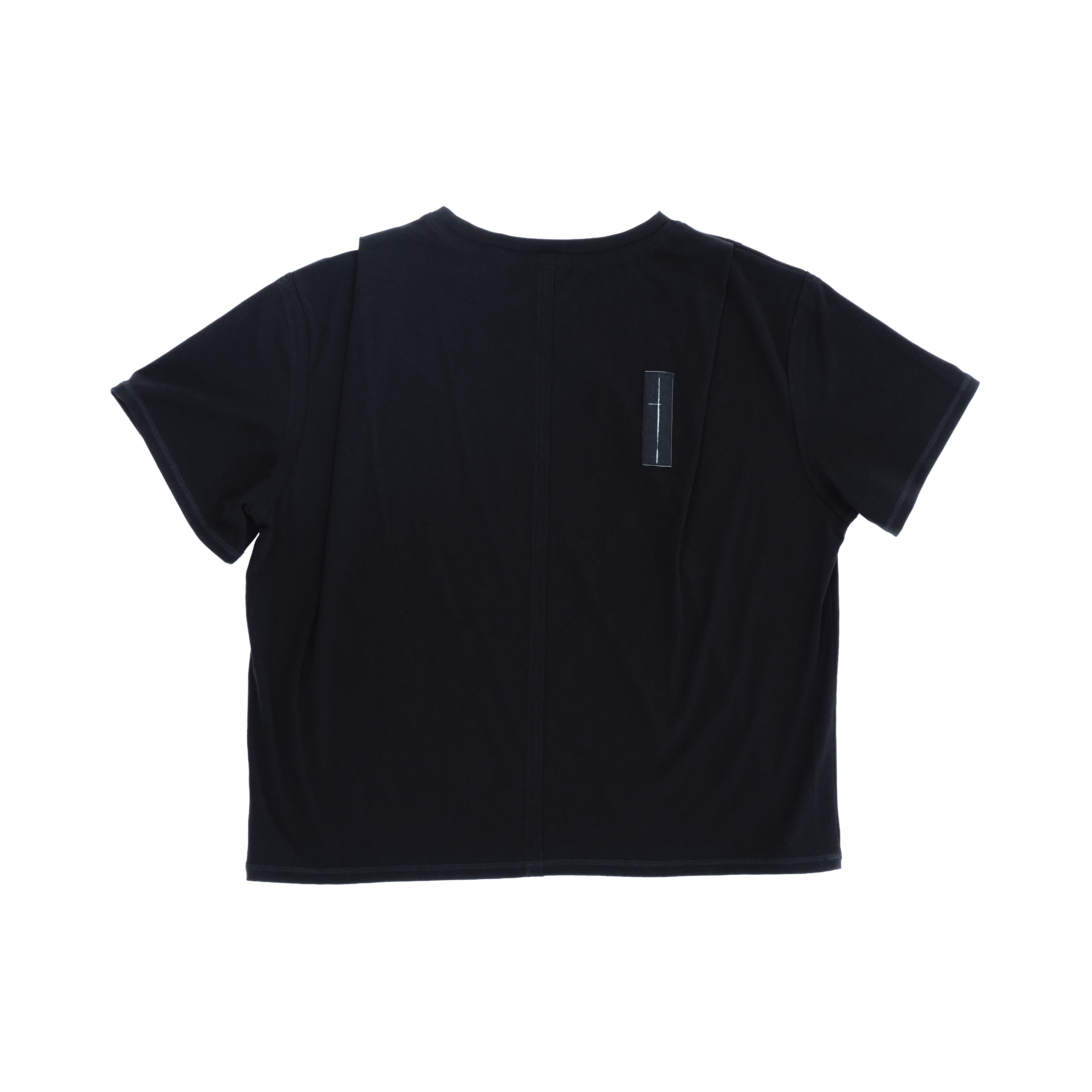 Patched Black T-shirt
