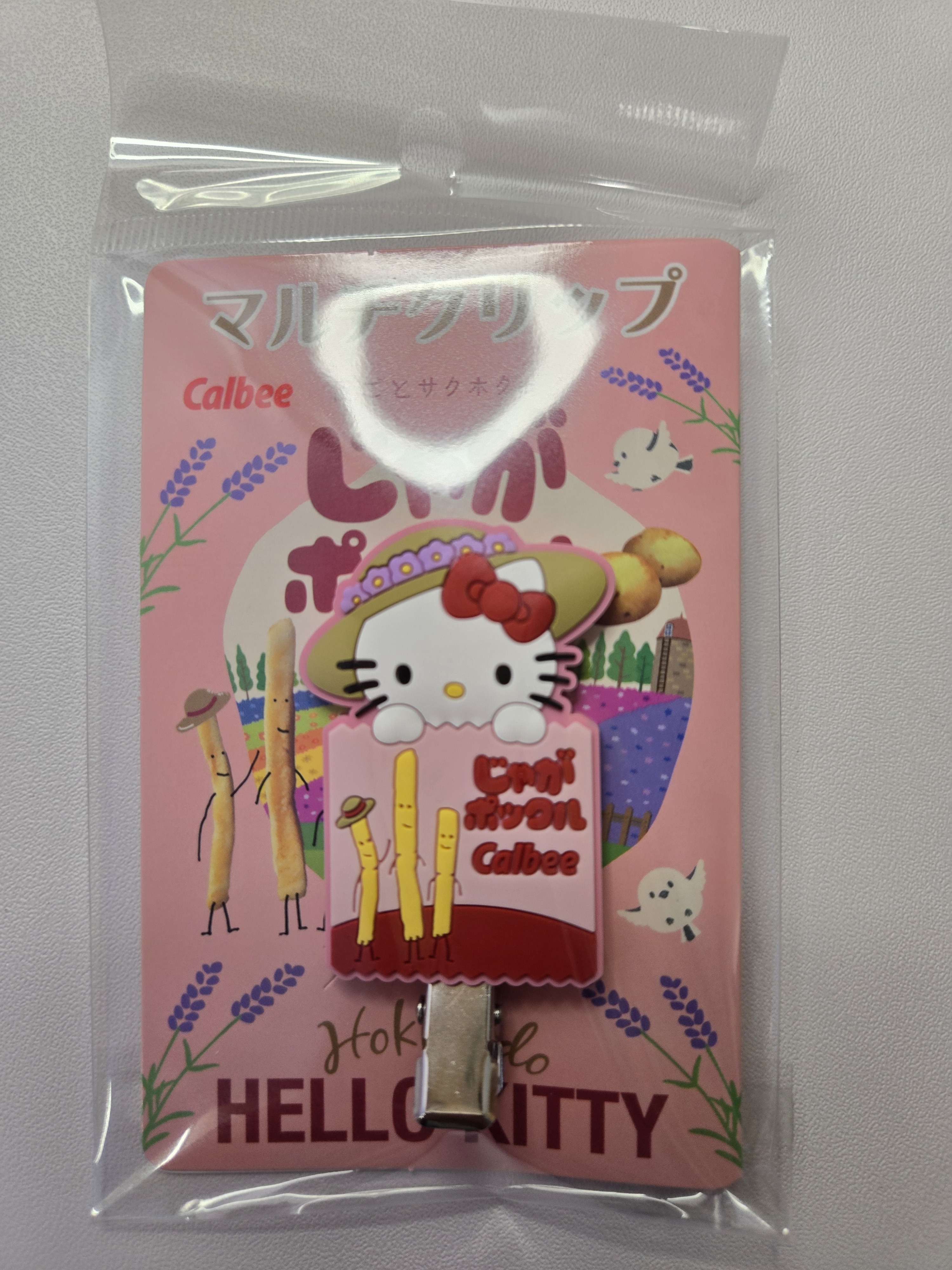 マルチラバークリップ Sanrio X Calbee X Hokaiido