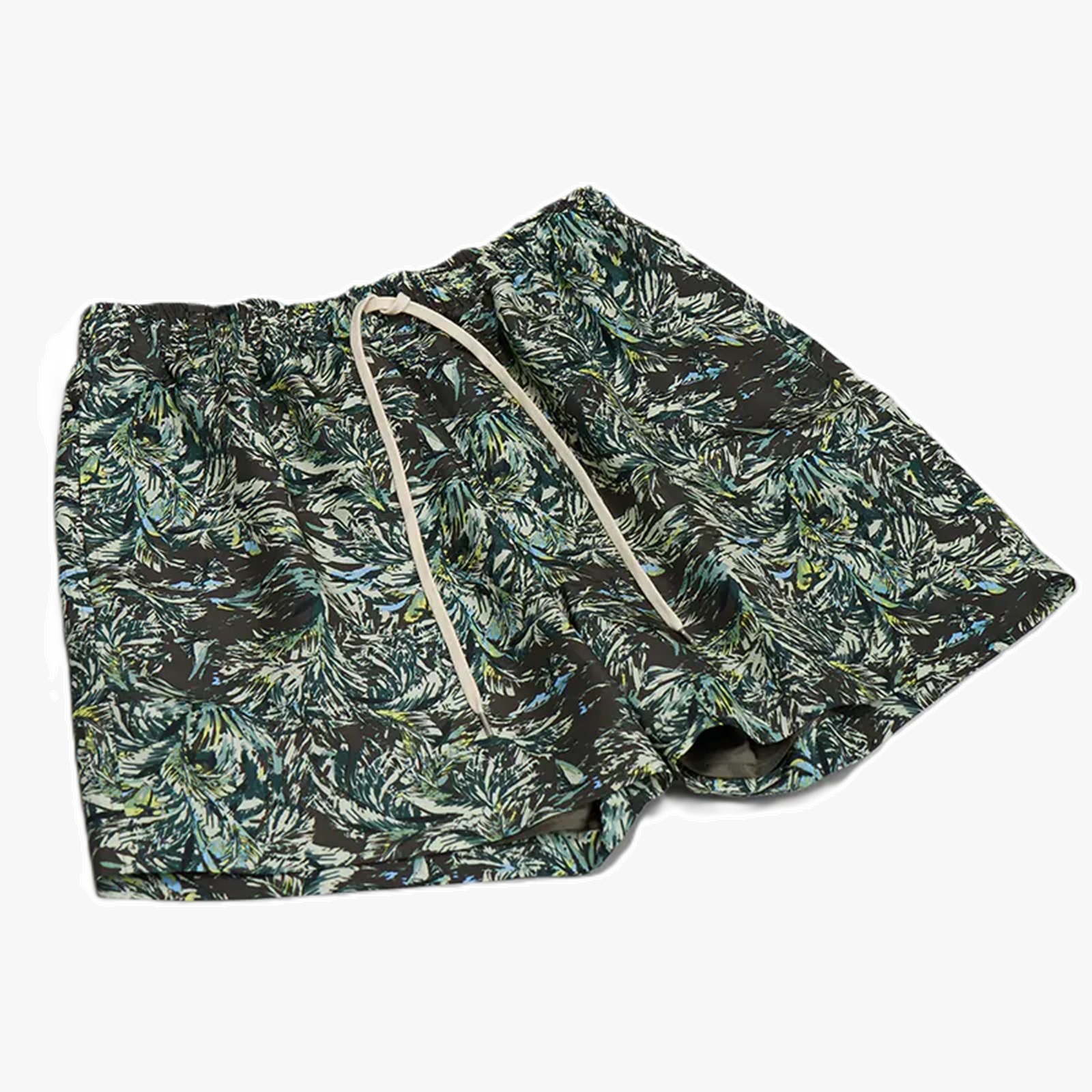 AURALEE PRINTED AIRY SHORTS (SILK) - DK.BROWN PRE ORDER ITEM (預訂中)