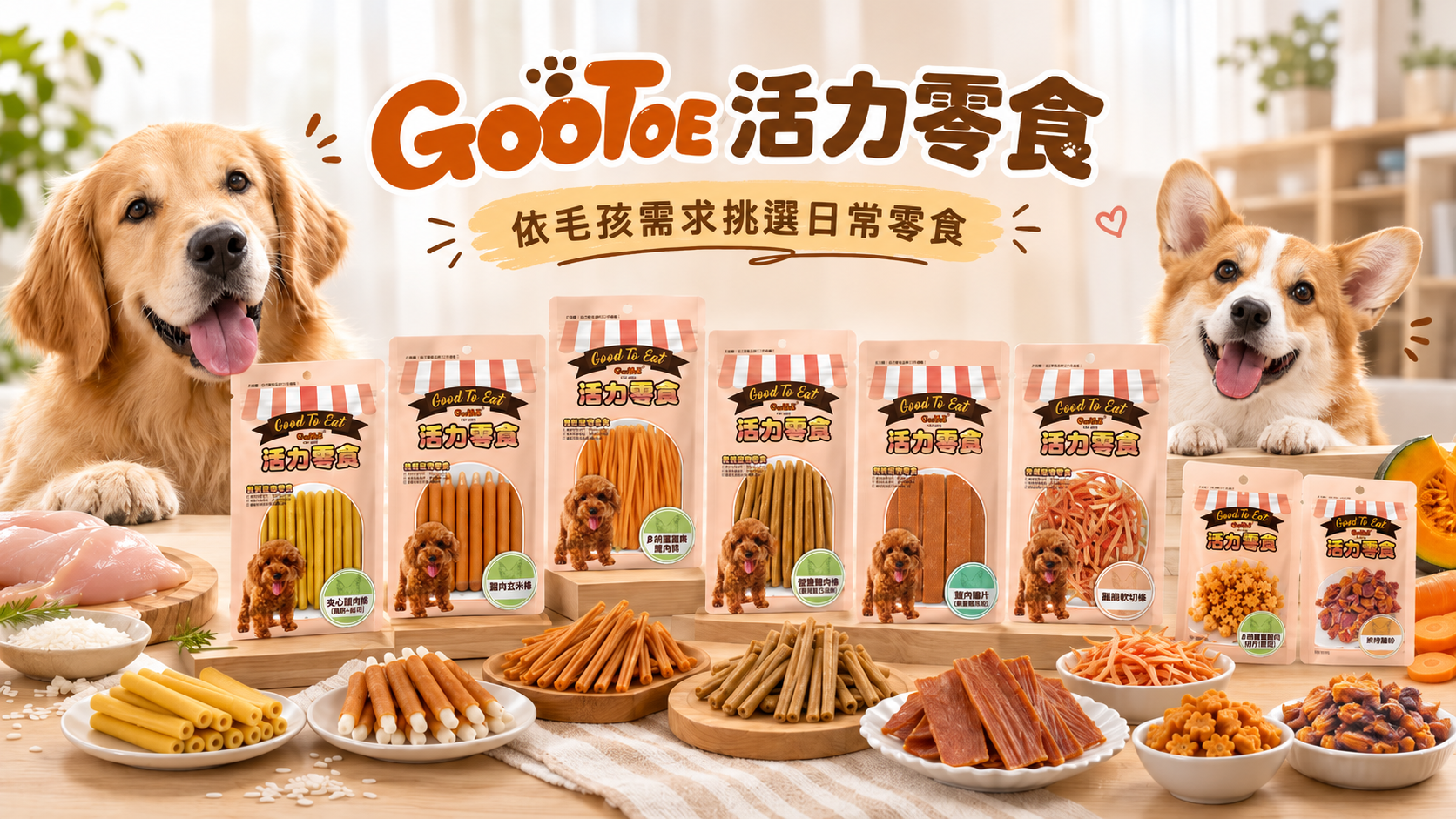 活力零食 毛孩日常零食的選擇