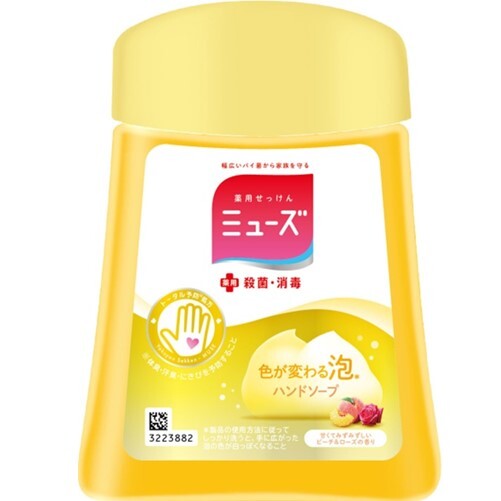 Muse 感應式泡沫給皂機的專用補充液 250ml~桃子和玫瑰香