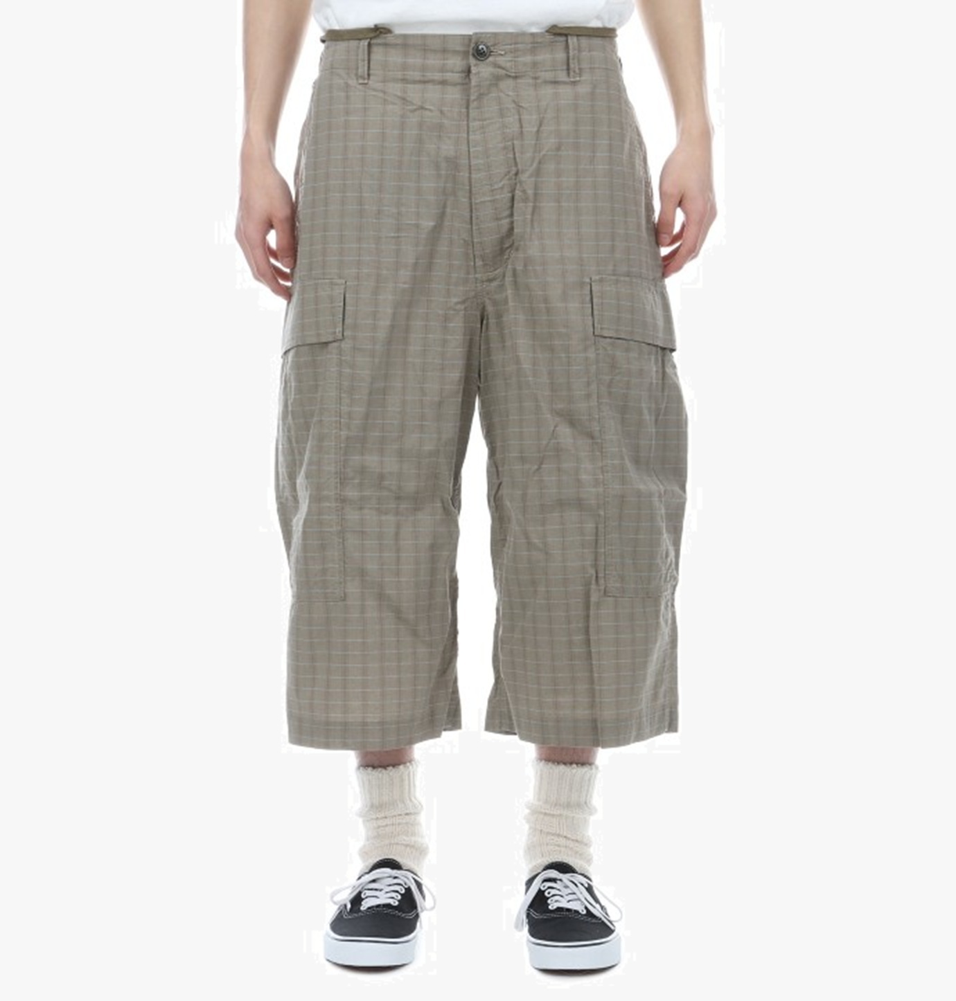 UNLIKELY BIG SIDE POCKET BDU SHORTS (GREEN PLAIDS) - PRE ORDER ITEM (預訂中)
