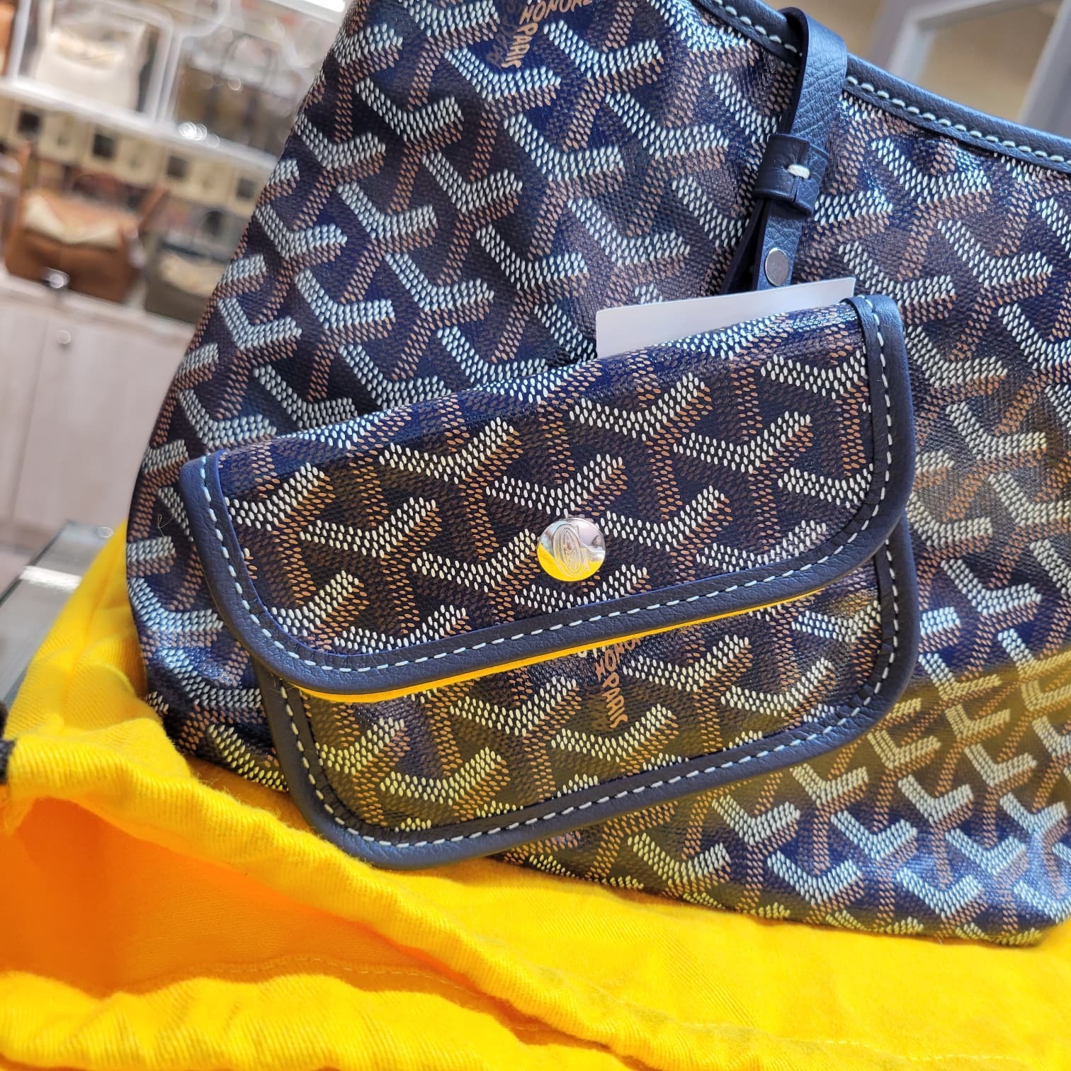 GOYARD MINI HOBO NAVY 深藍