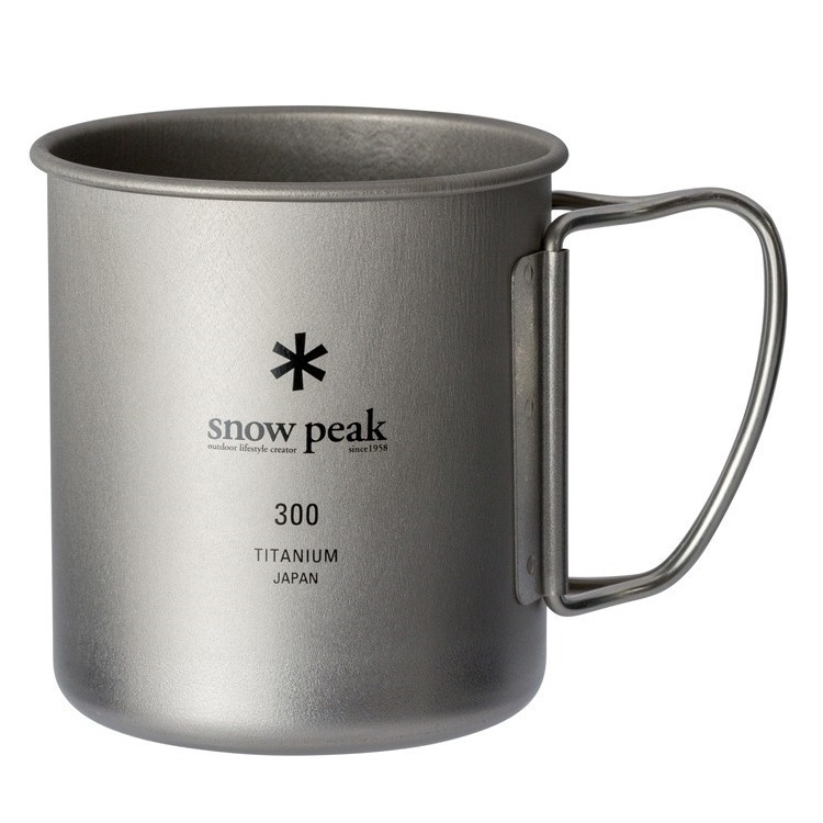 Snow Peak 單層輕量鈦合金隨身杯300ml MG-142