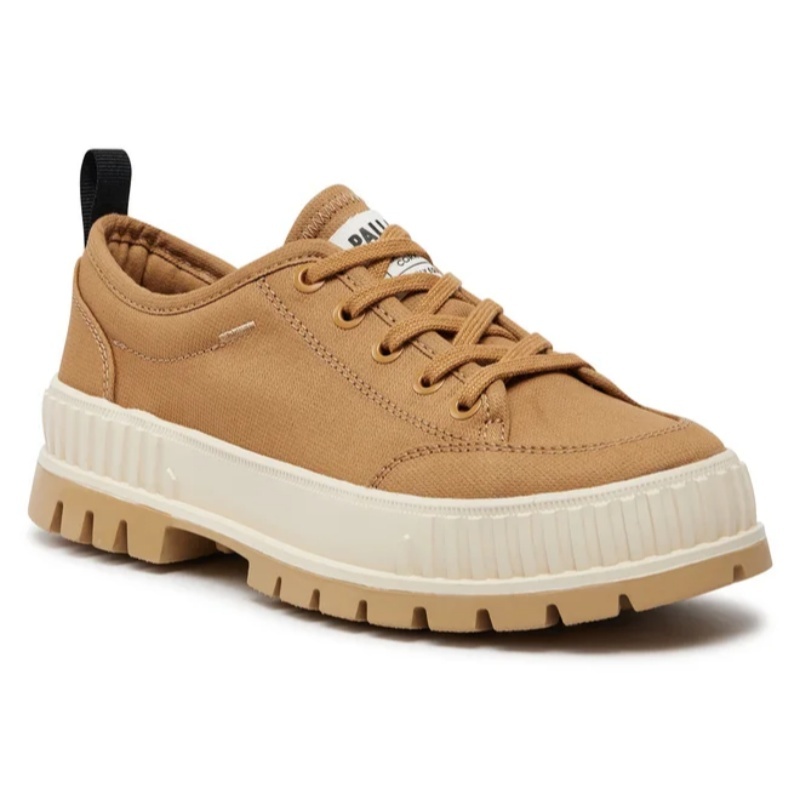 PALLADIUM 休閒鞋 SNEAKERSY 卡其 厚底 低筒靴 女 78569-209