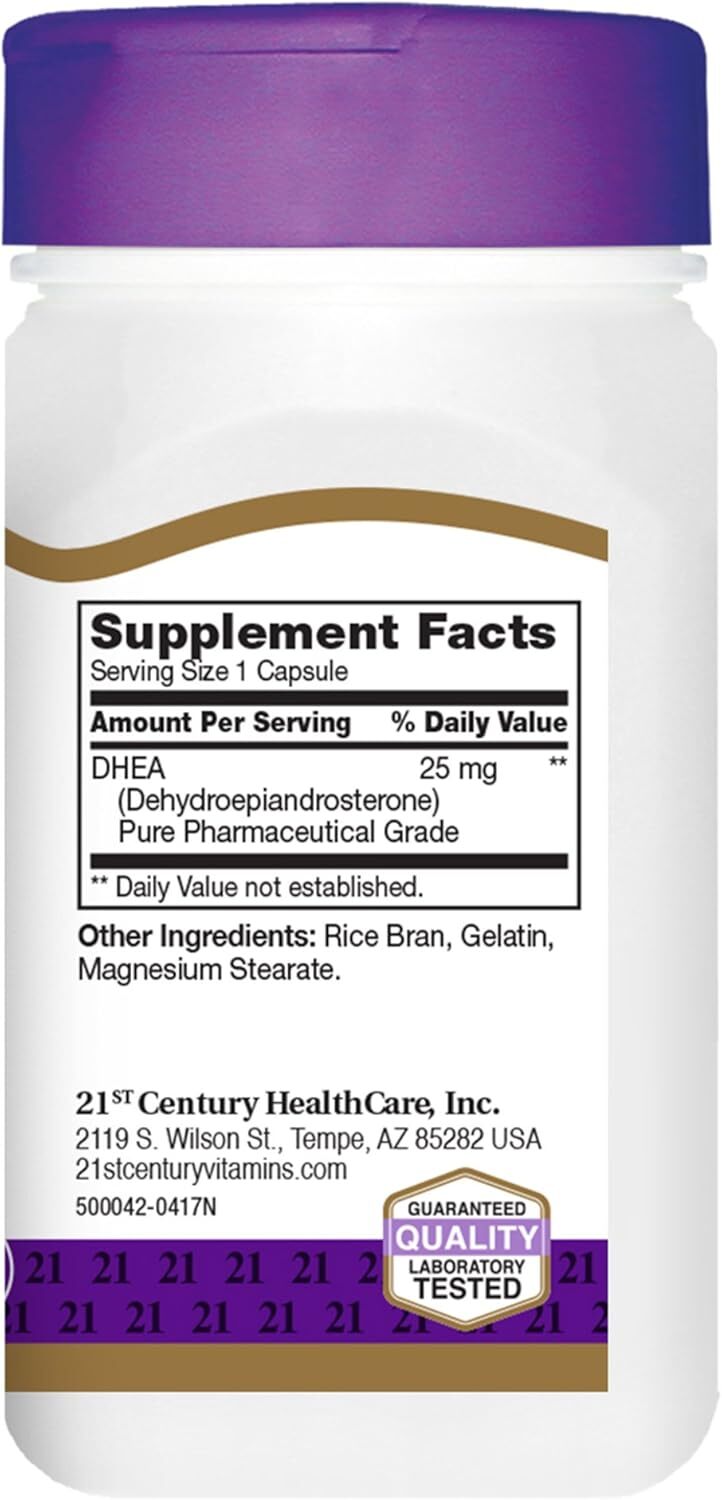 代購 21st Century, DHEA, 90 Capsules