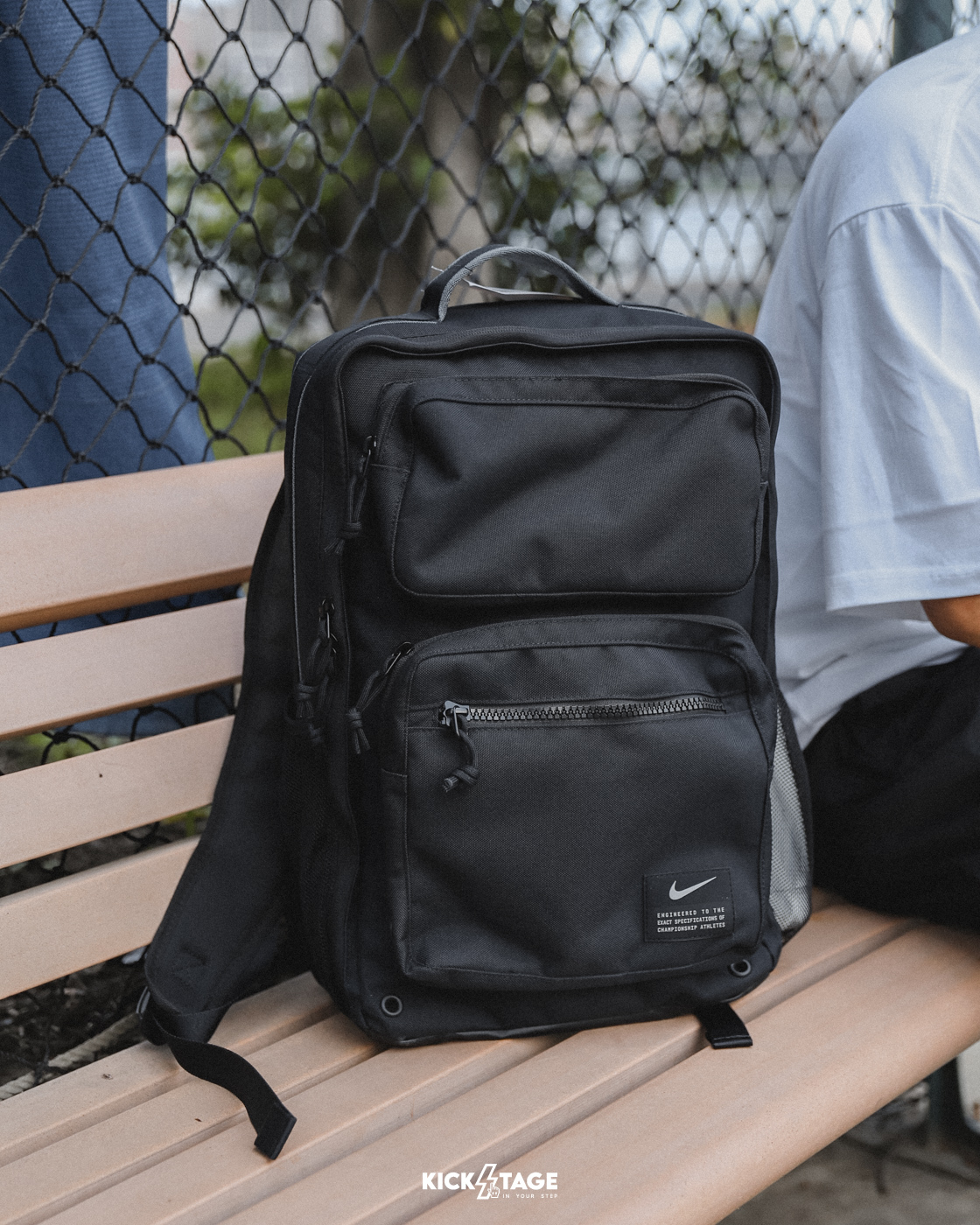 NIKE UTILITY SPEED 黑色 湖綠色 15吋 氣墊肩背 水壺袋 書包 筆電夾層 大容量 後背包【CK2668】UTIBG