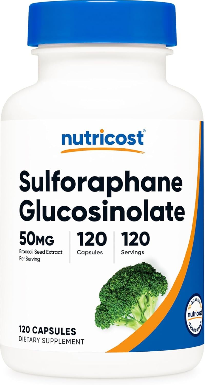 代購 Nutricost, Sulforaphane Glucosinolate , 50 mg, 120 Capsules